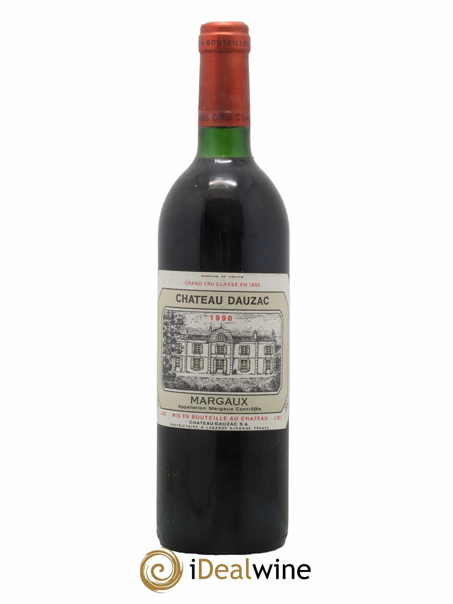 Château Dauzac 5ème Grand Cru Classé 1990 - Lot de 1 bouteille - 0