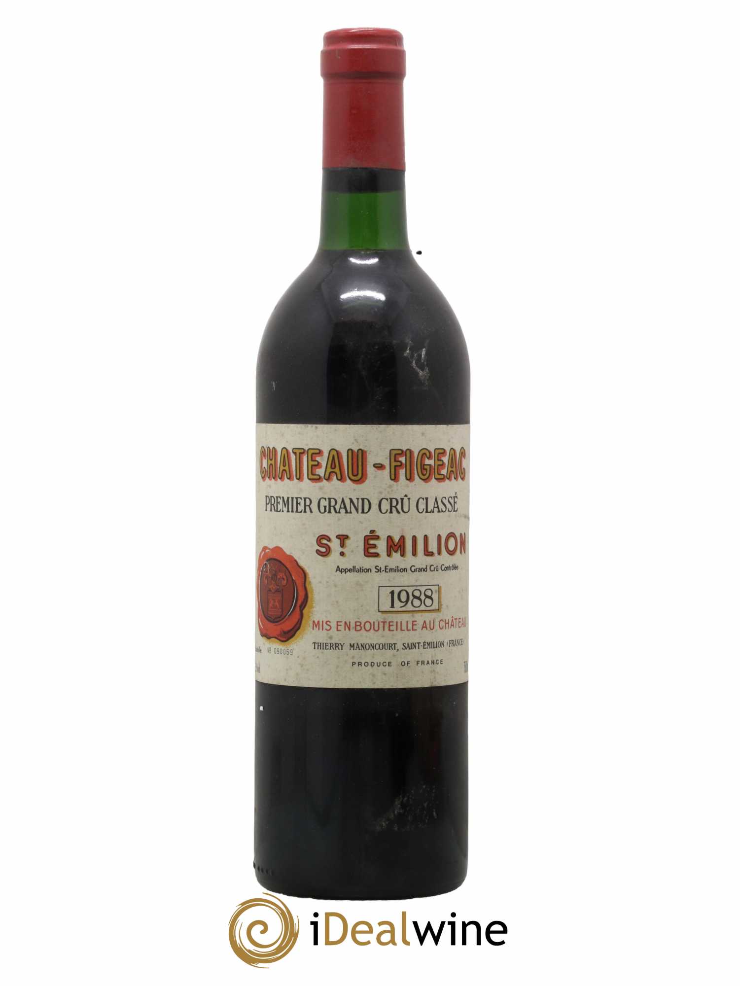 Château Figeac 1er Grand Cru Classé A 1988 - Lot de 1 bouteille - 0