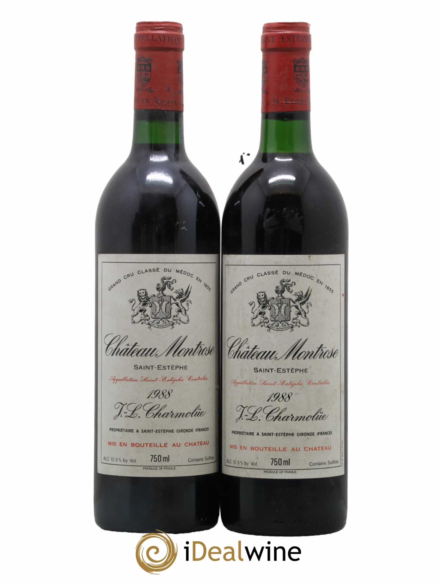 Château Montrose 2ème Grand Cru Classé 1988 - Lot de 2 bouteilles - 0