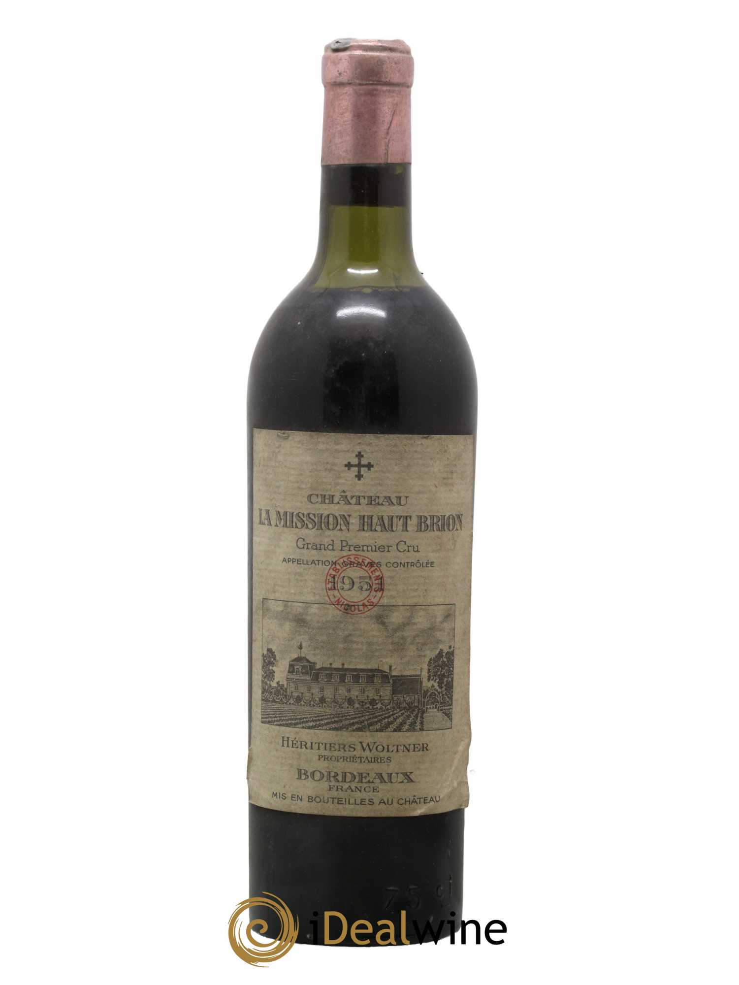 Château la Mission Haut-Brion Cru Classé de Graves 1951 - Lot de 1 bouteille - 0