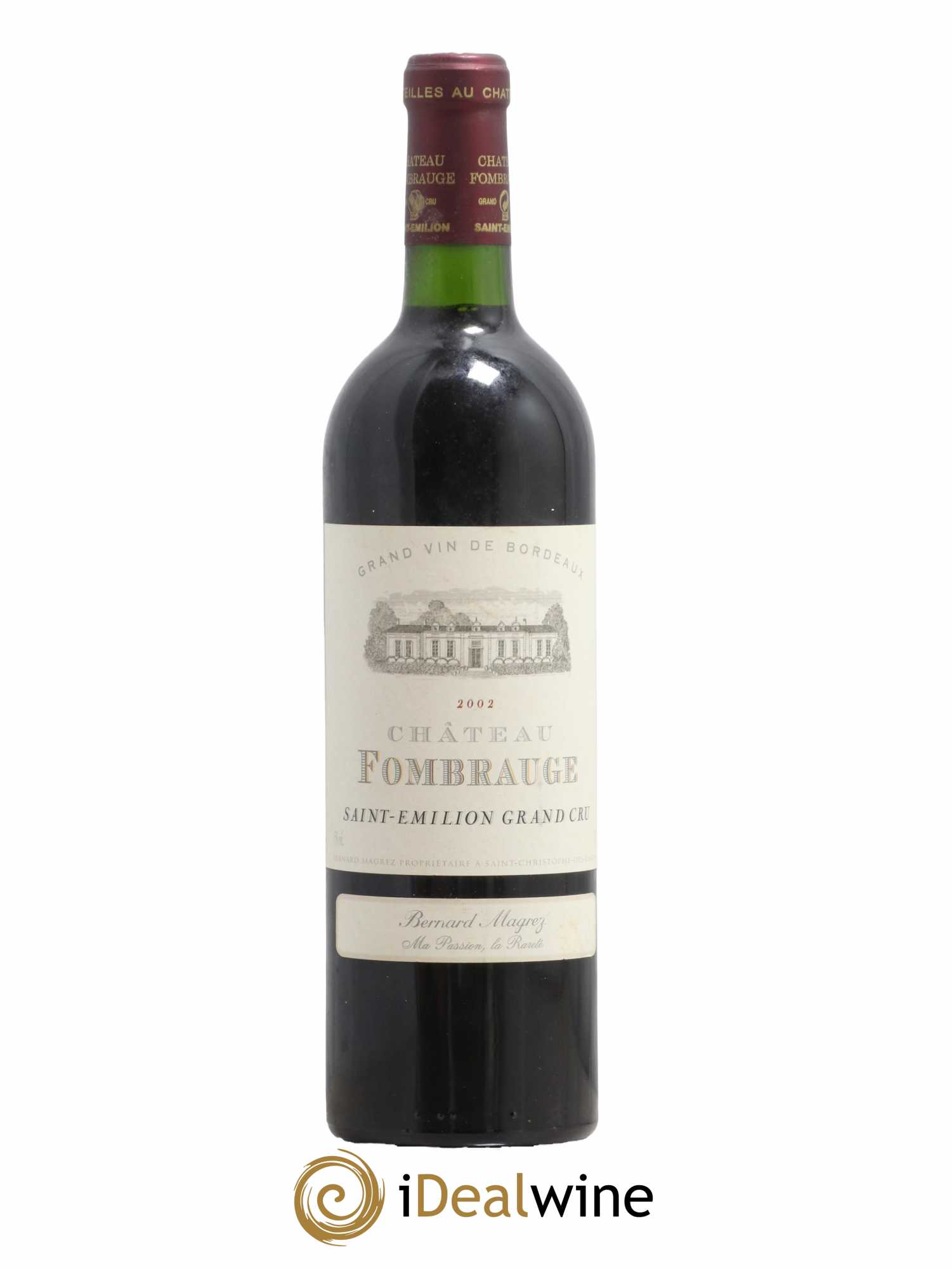 Château Fombrauge Grand Cru Classé 2002 - Lot de 1 bouteille - 0