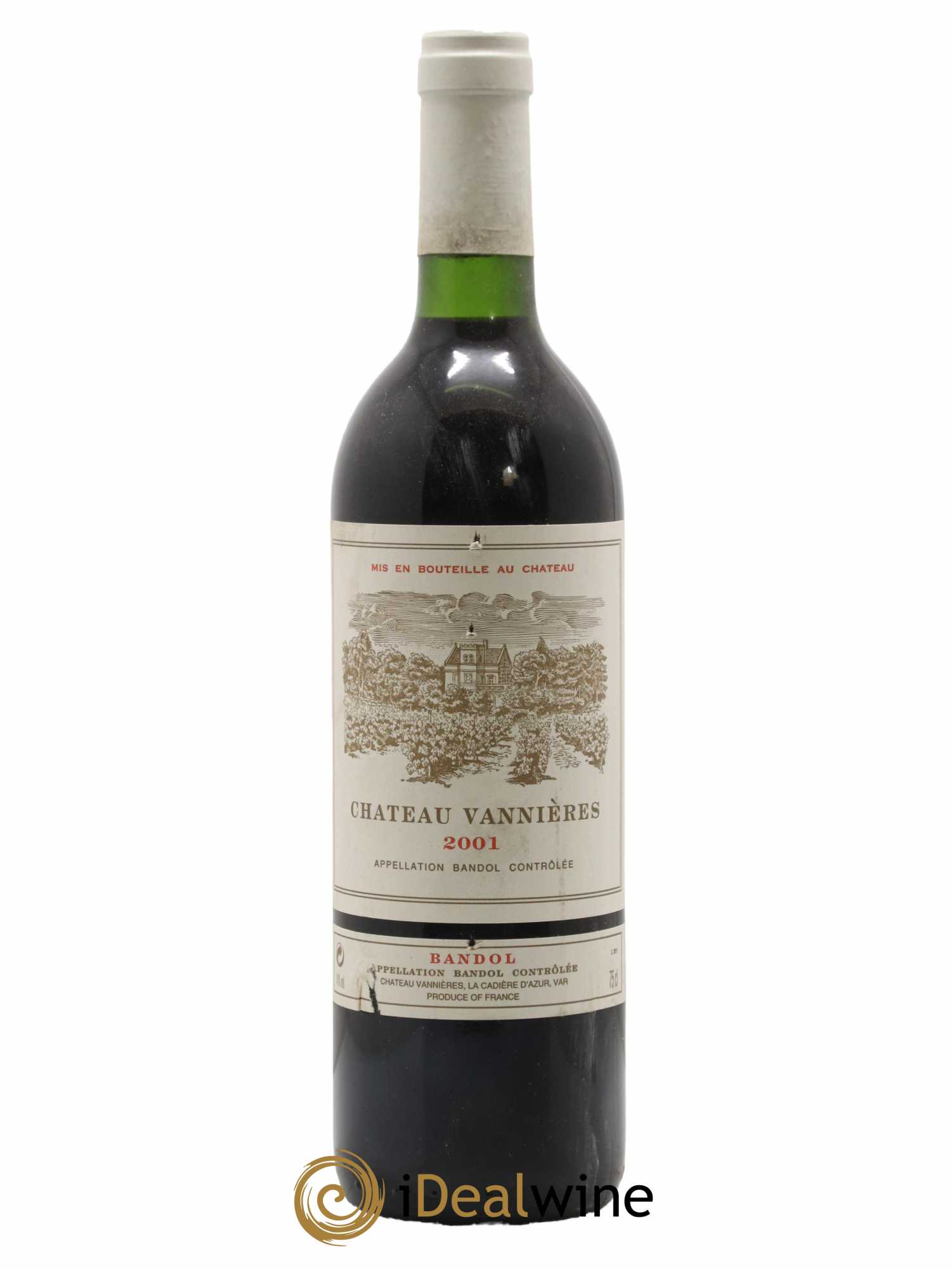 Bandol Château Vannières Éric et Charles-Éric Boisseaux 2001 - Lot de 1 bouteille - 0