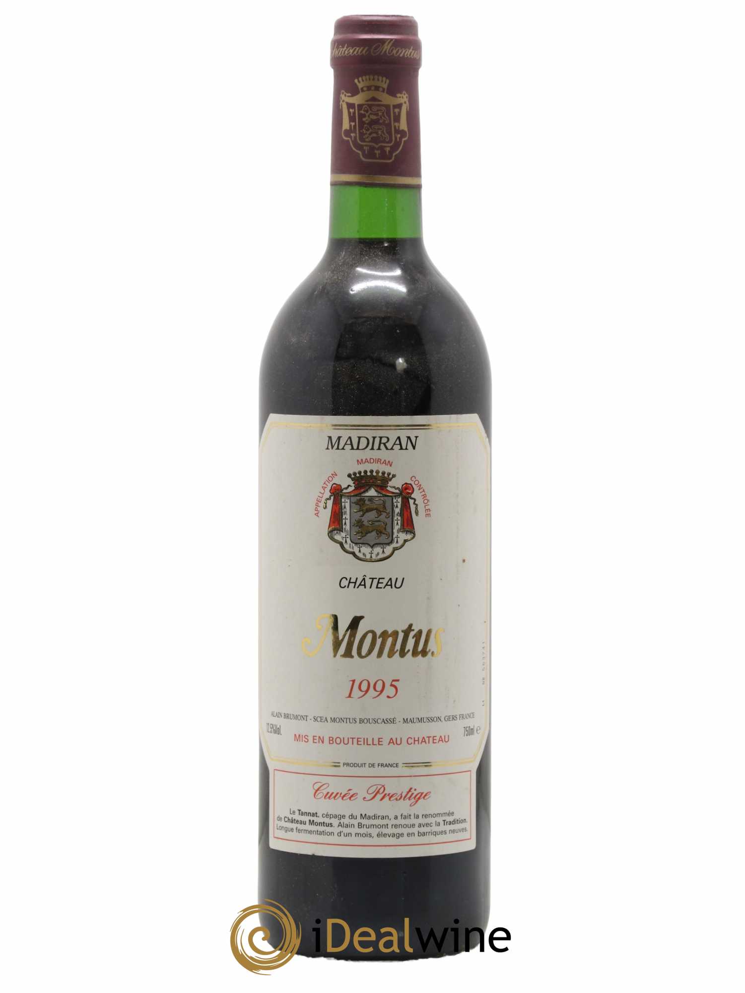 Madiran Château Montus-Prestige Alain Brumont 1995 - Lot de 1 bouteille - 0
