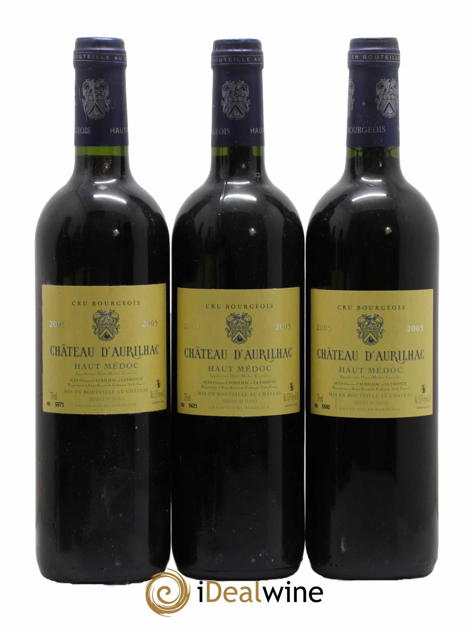 Château d' Aurilhac  2005 - Posten von 6 Flaschen - 2