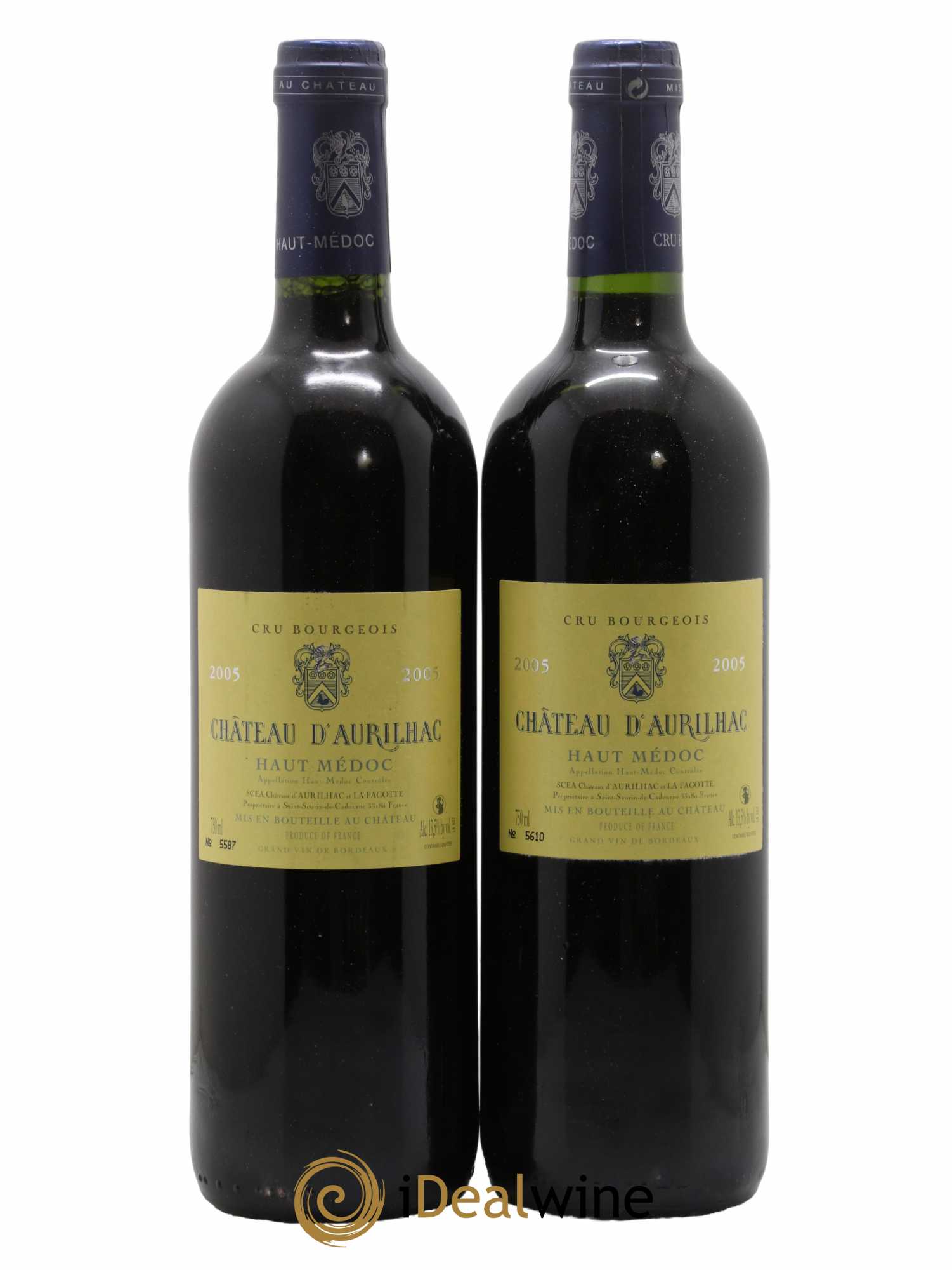 Château d' Aurilhac 2005 - Lot de 2 bouteilles - 0