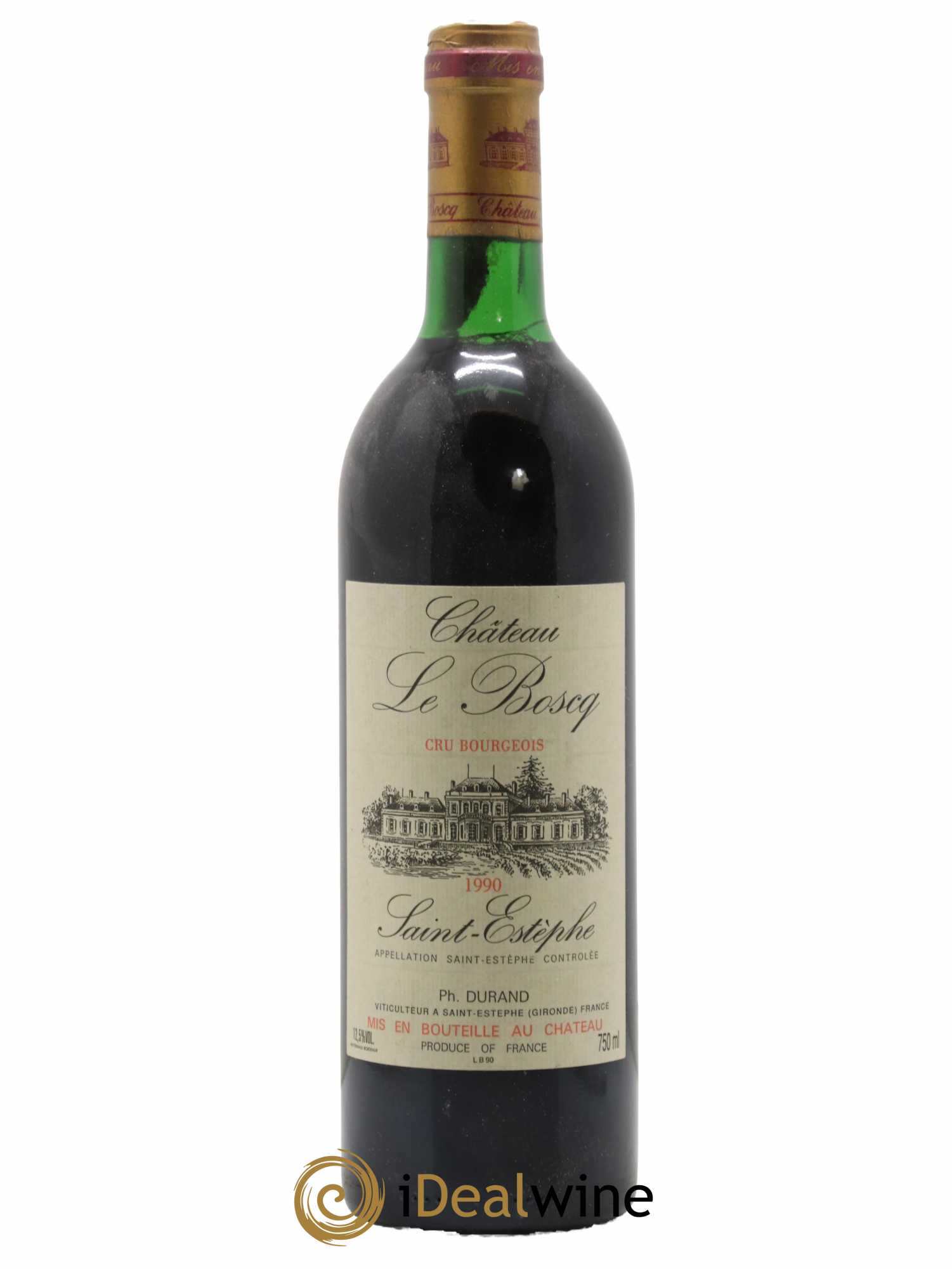 Château le Boscq Cru Bourgeois 1990 - Lot de 1 bouteille - 0