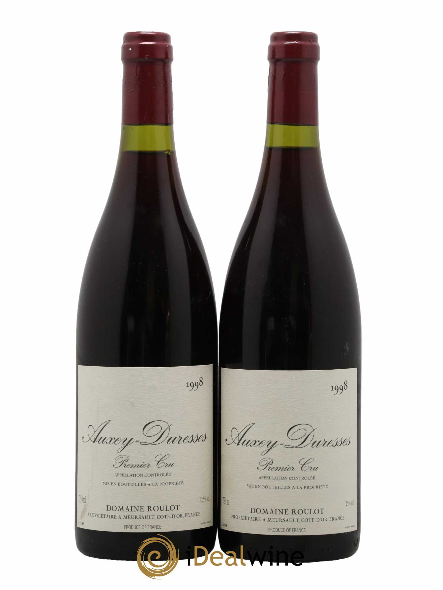 Auxey-Duresses 1er Cru Roulot (Domaine) 1998 - Lot de 2 bouteilles - 0