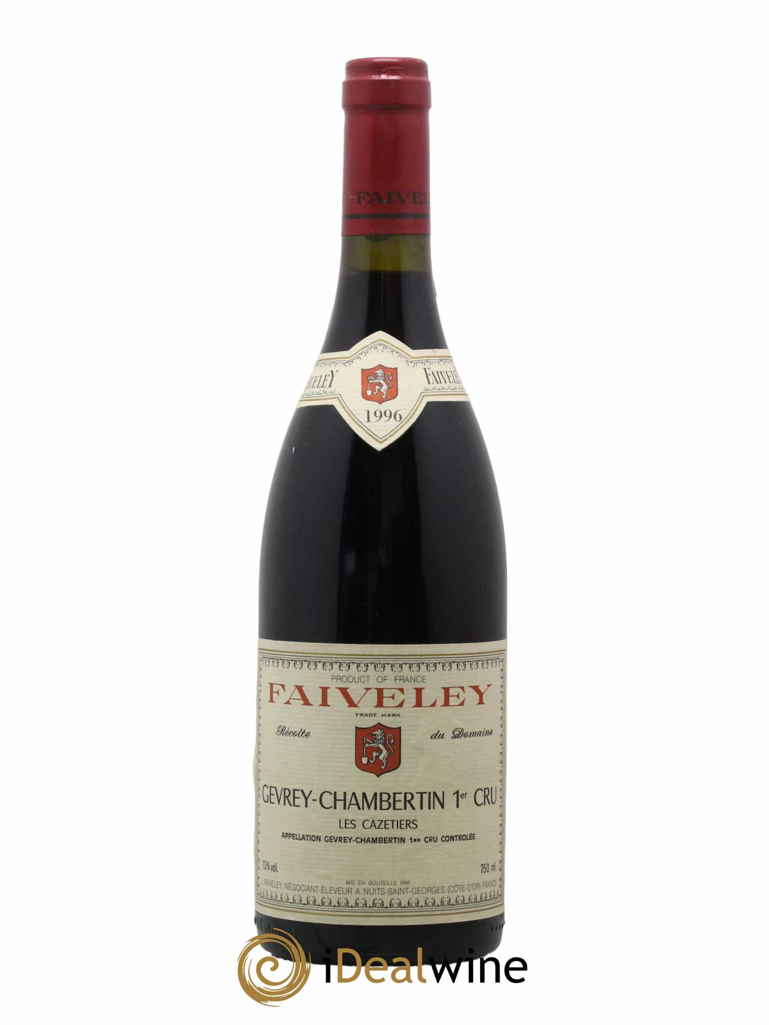 Gevrey-Chambertin 1er Cru Les Cazetiers Faiveley 1996 - Lot de 1 bouteille - 0
