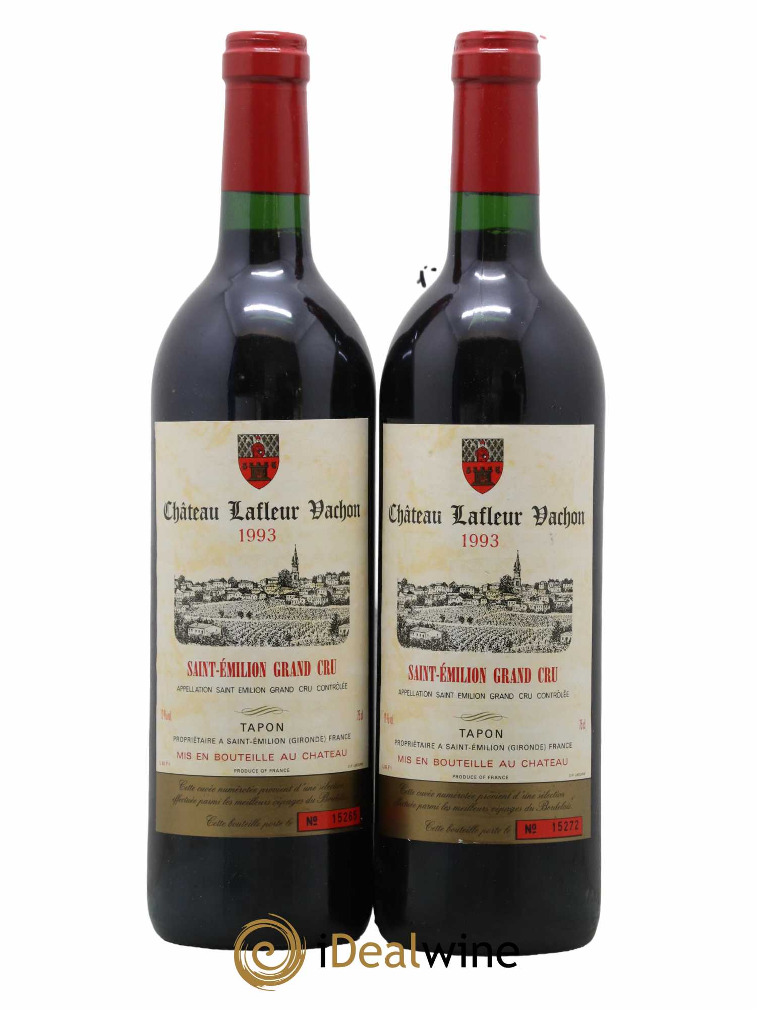 Château Lafleur Vachon 1993 - Lot de 2 bouteilles - 0