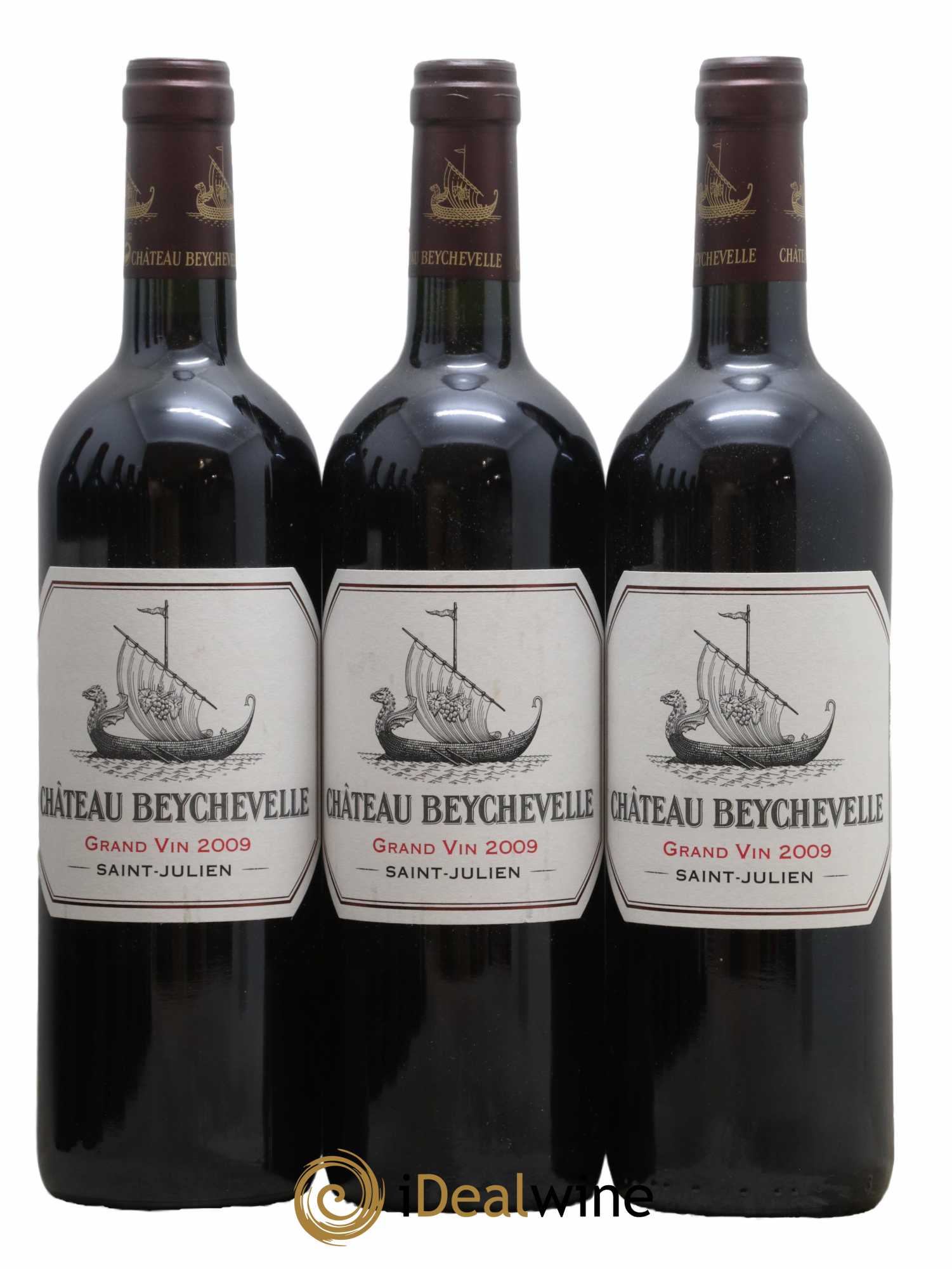 Château Beychevelle 4ème Grand Cru Classé 2009 - Lot de 3 bouteilles - 0