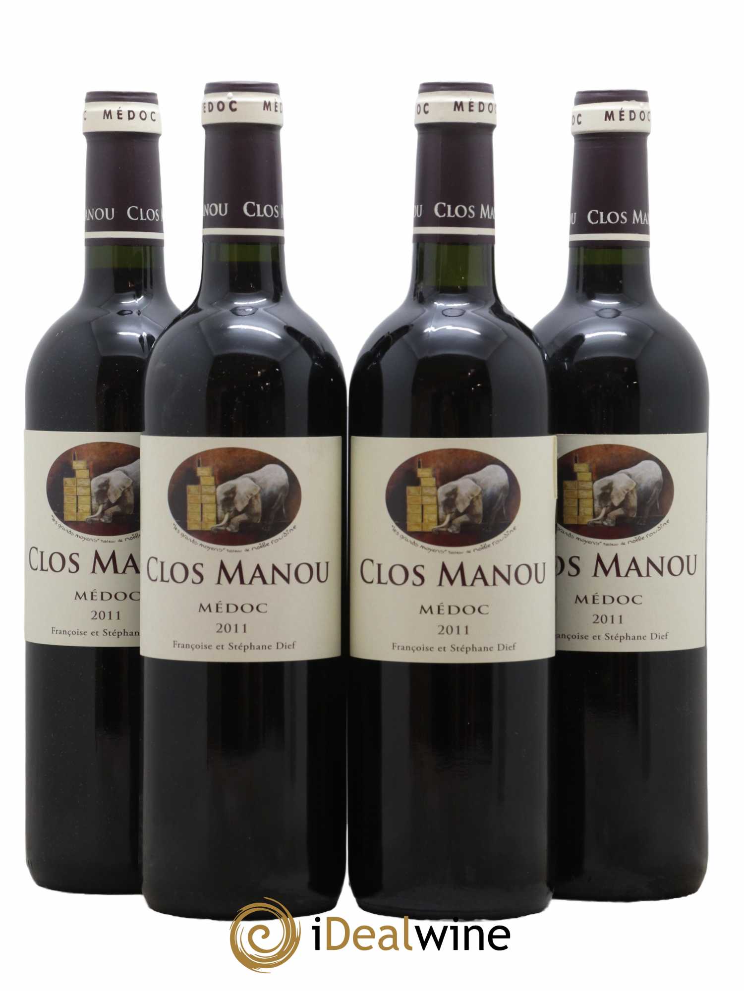 Clos Manou 2011 - Lot de 4 bouteilles - 0