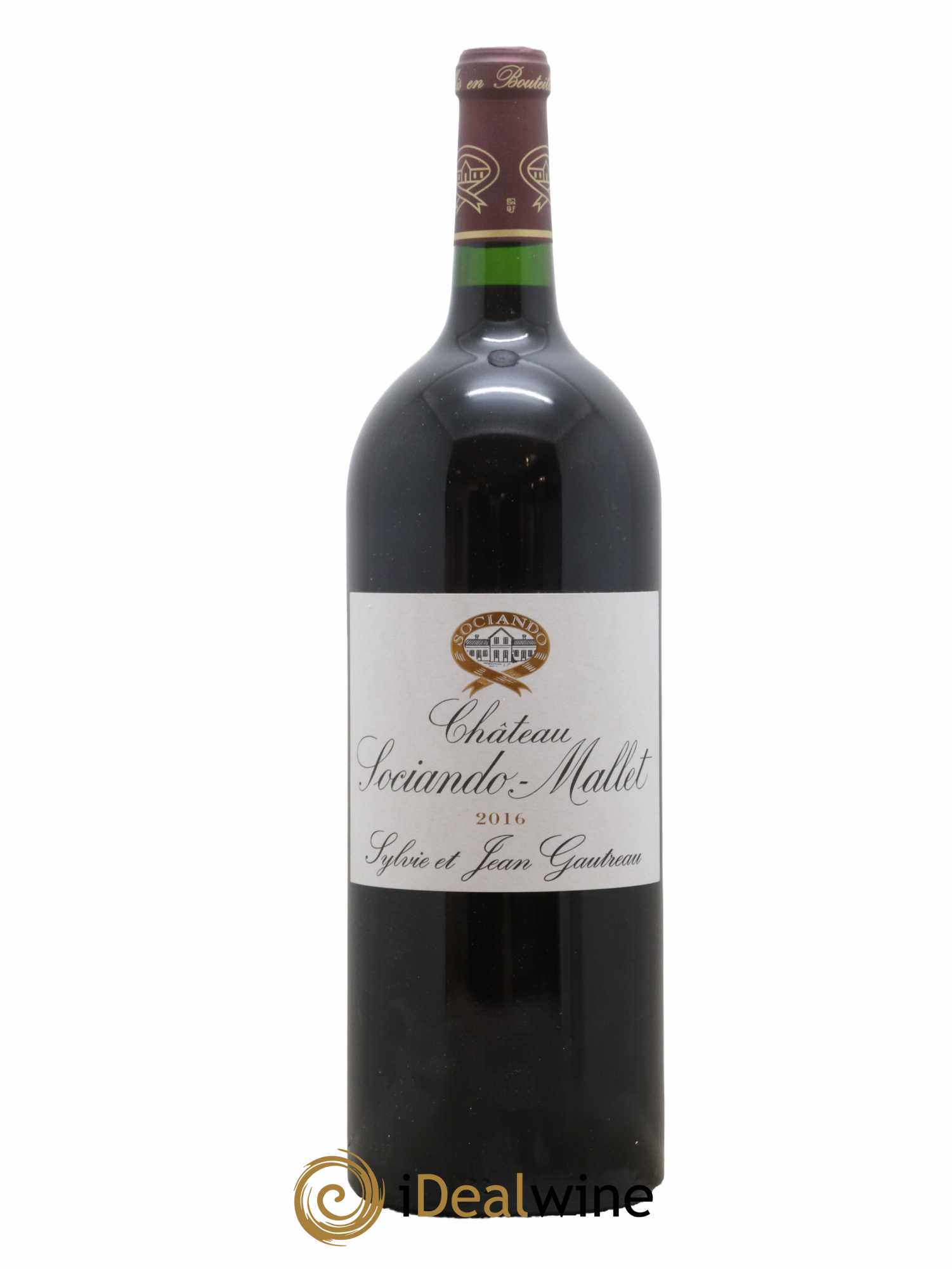 Château Sociando Mallet 2016 - Lot de 1 magnum - 0