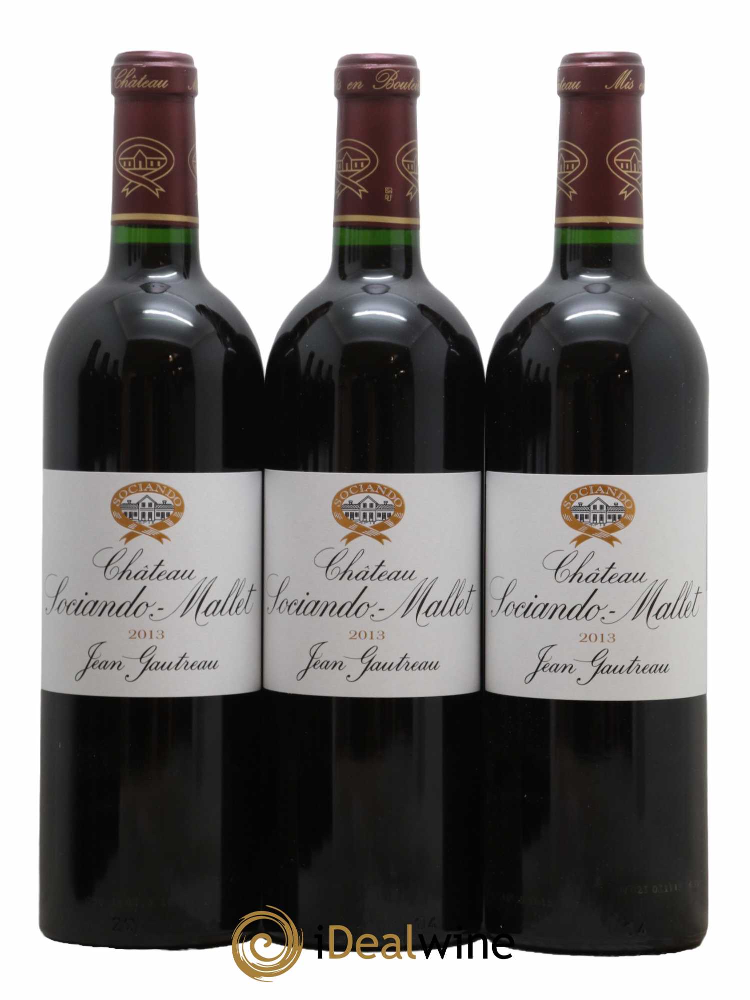 Château Sociando Mallet 2013 - Lot de 6 bouteilles - 1