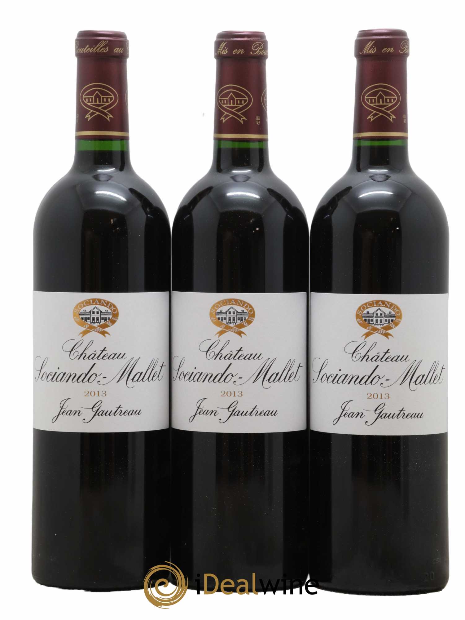 Château Sociando Mallet 2013 - Lot de 6 bouteilles - 2