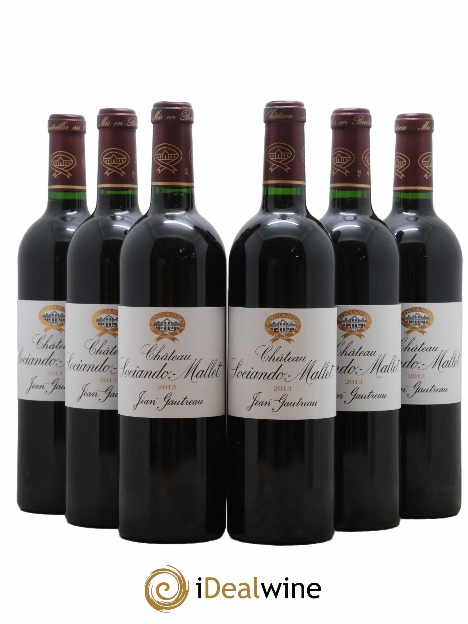 Château Sociando Mallet 2013 - Lot de 6 bouteilles - 0