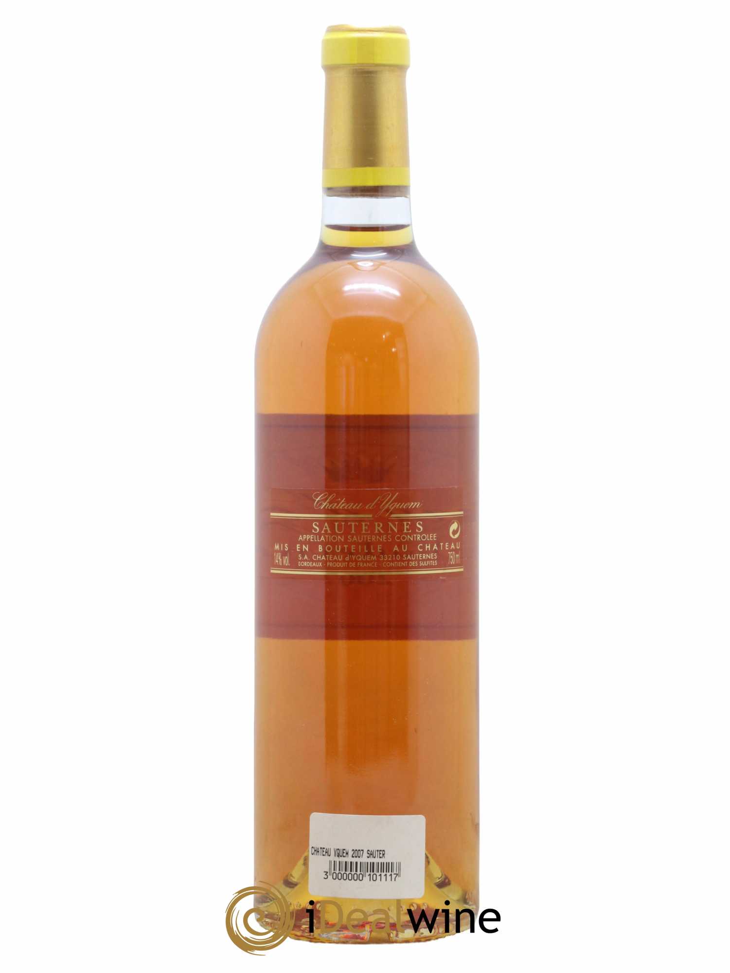 Château d' Yquem 1er Cru Classé Supérieur 2007 - Lotto di 1 bottiglia - 1