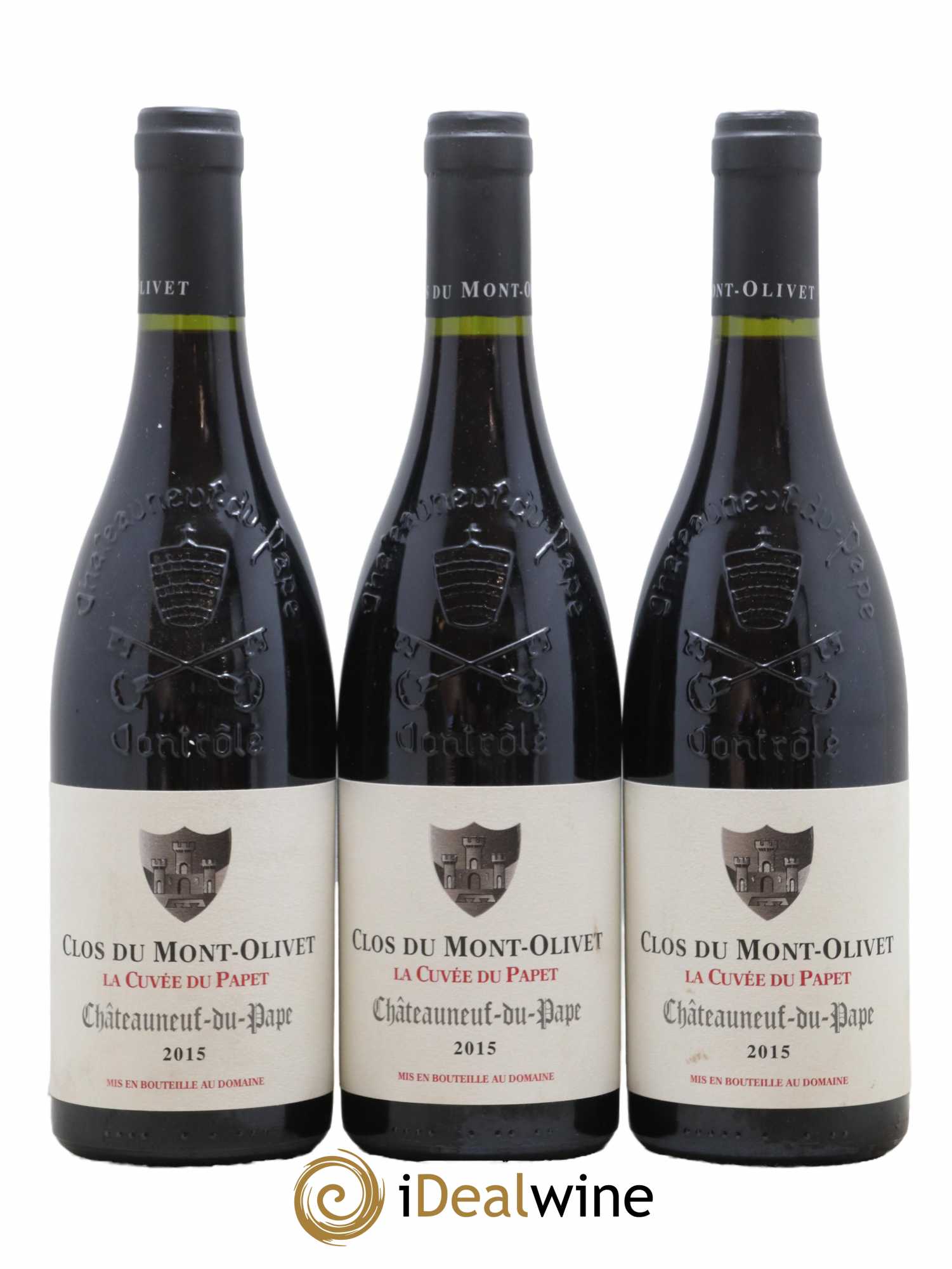 Châteauneuf-du-Pape Cuvée du Papet Clos du Mont-Olivet 2015 - Lot de 3 bouteilles - 0
