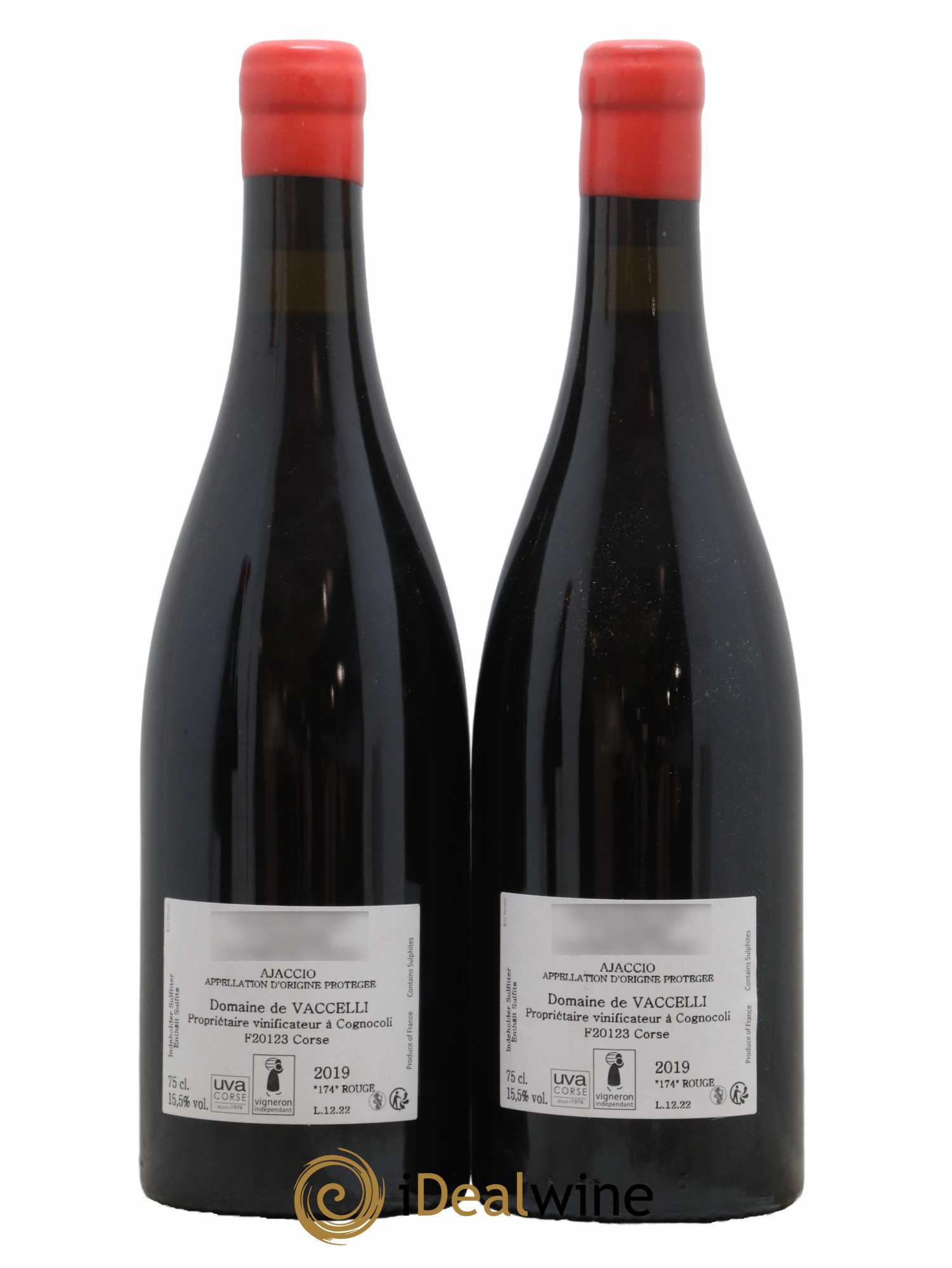 Ajaccio Granit 174 Vaccelli 2019 - Lot de 2 bouteilles - 1