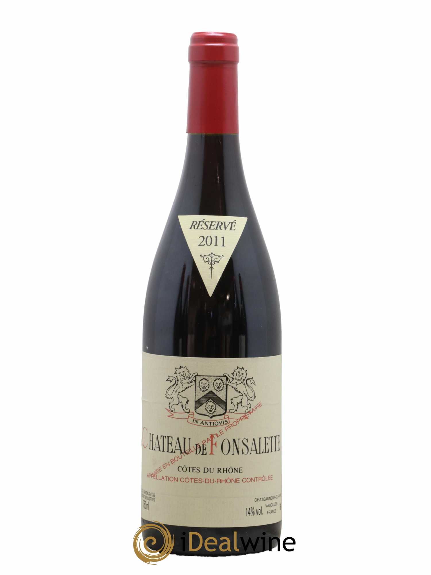 Côtes-du-Rhône Château de Fonsalette Emmanuel Reynaud 2011 - Lot de 1 bouteille - 0