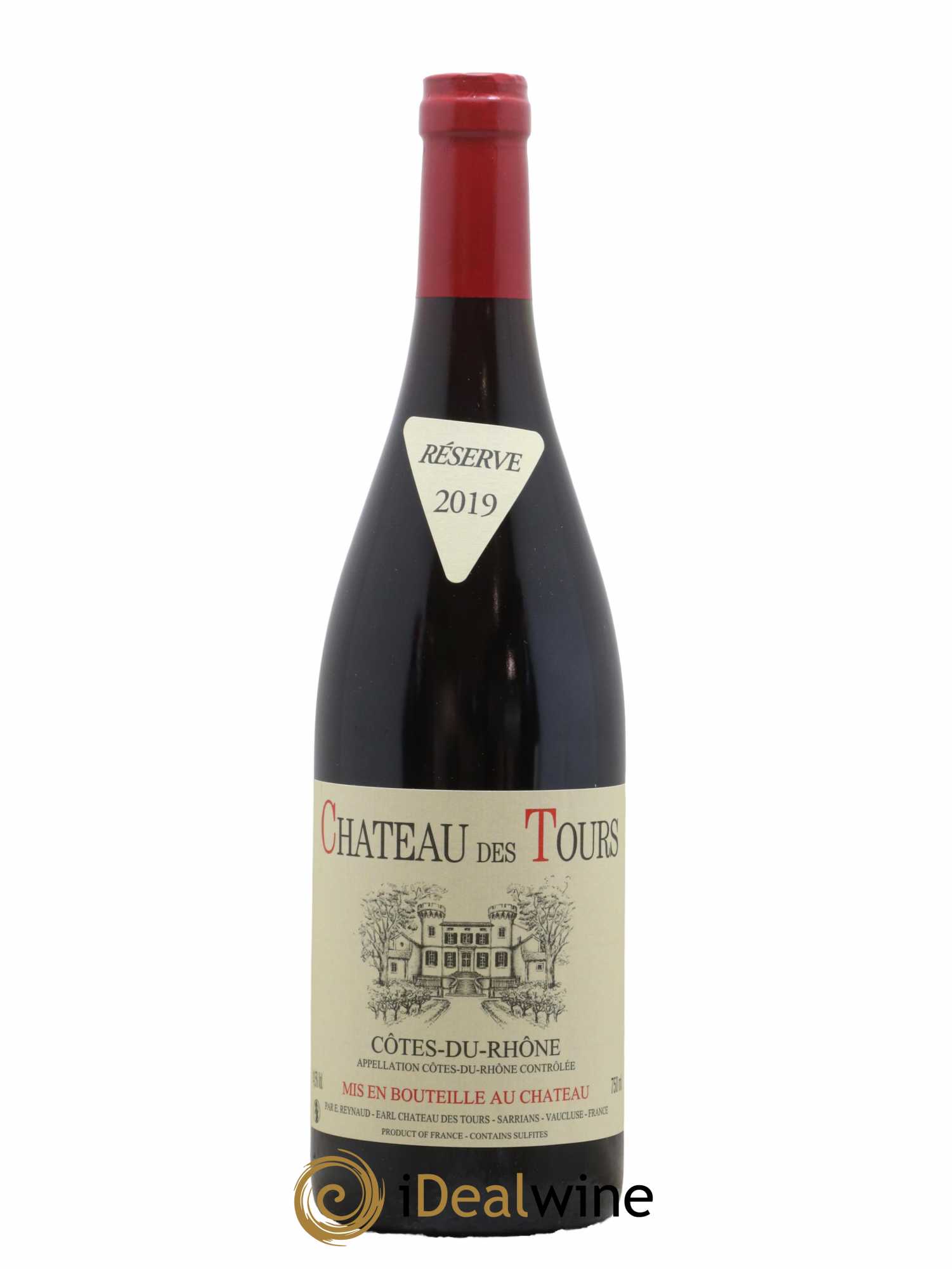 Côtes-du-Rhône Château des Tours Emmanuel Reynaud 2019 - Lot de 1 bouteille - 0
