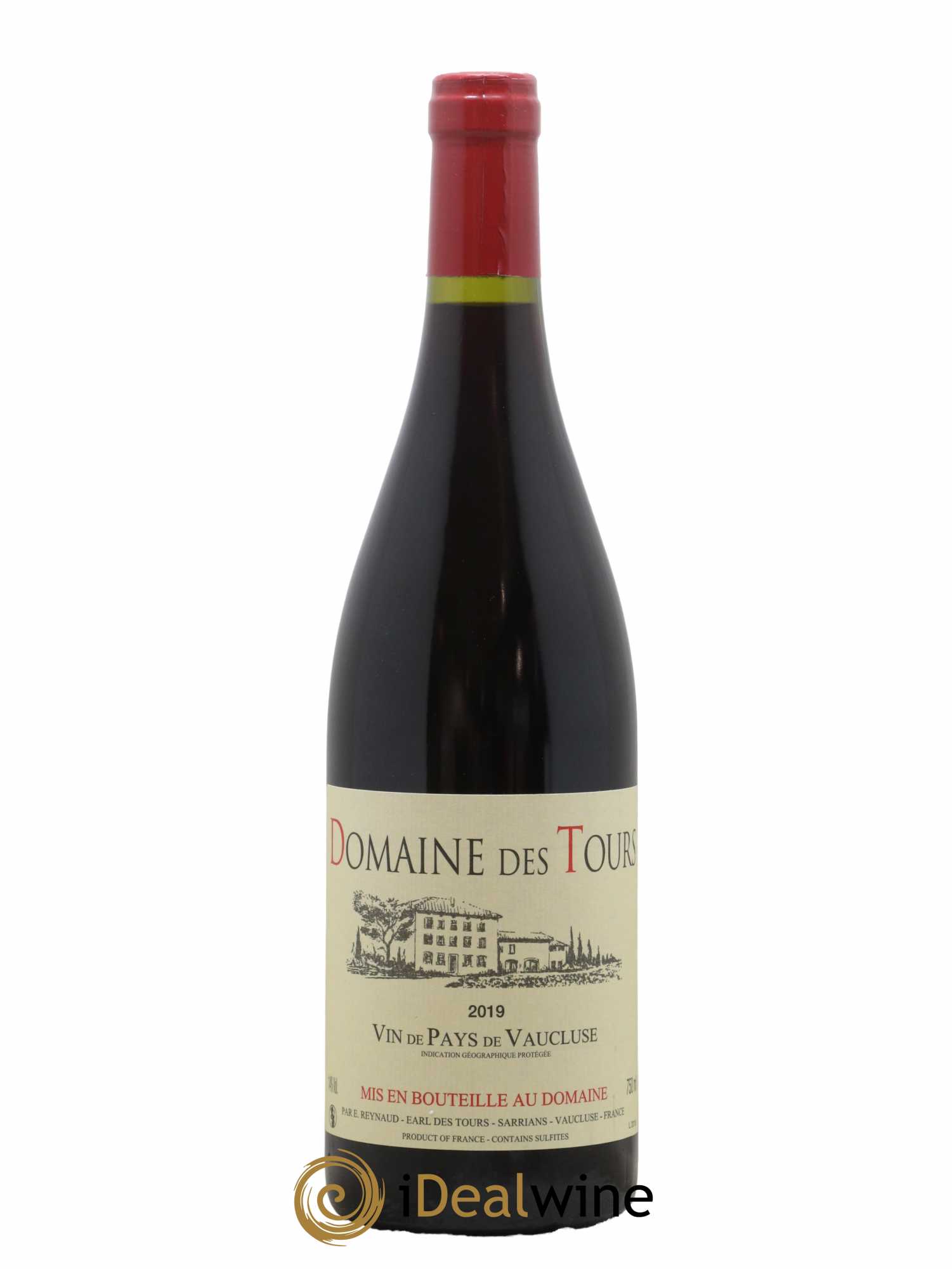 Vaucluse (Vin de Pays de Vaucluse) Domaine des Tours Emmanuel Reynaud 2019 - Lot de 1 bouteille - 0