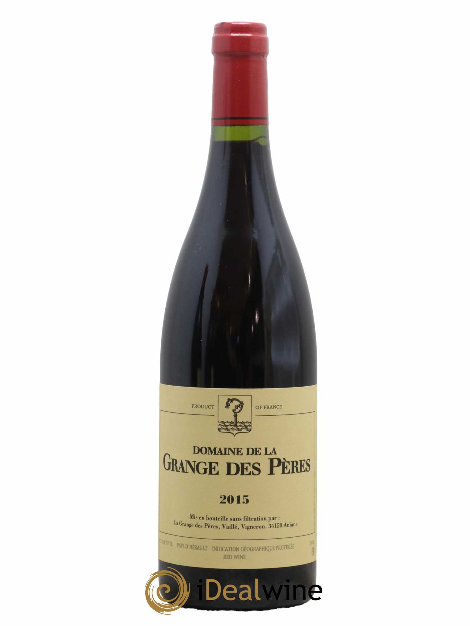 Pays d'Hérault Grange des Pères Laurent Vaillé 2015 - Lot de 1 bouteille - 0
