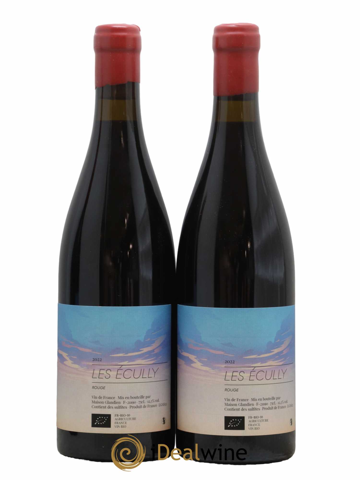 Vin de France Les Ecully Maison Glandien 2022 - Lot de 2 bouteilles - 0