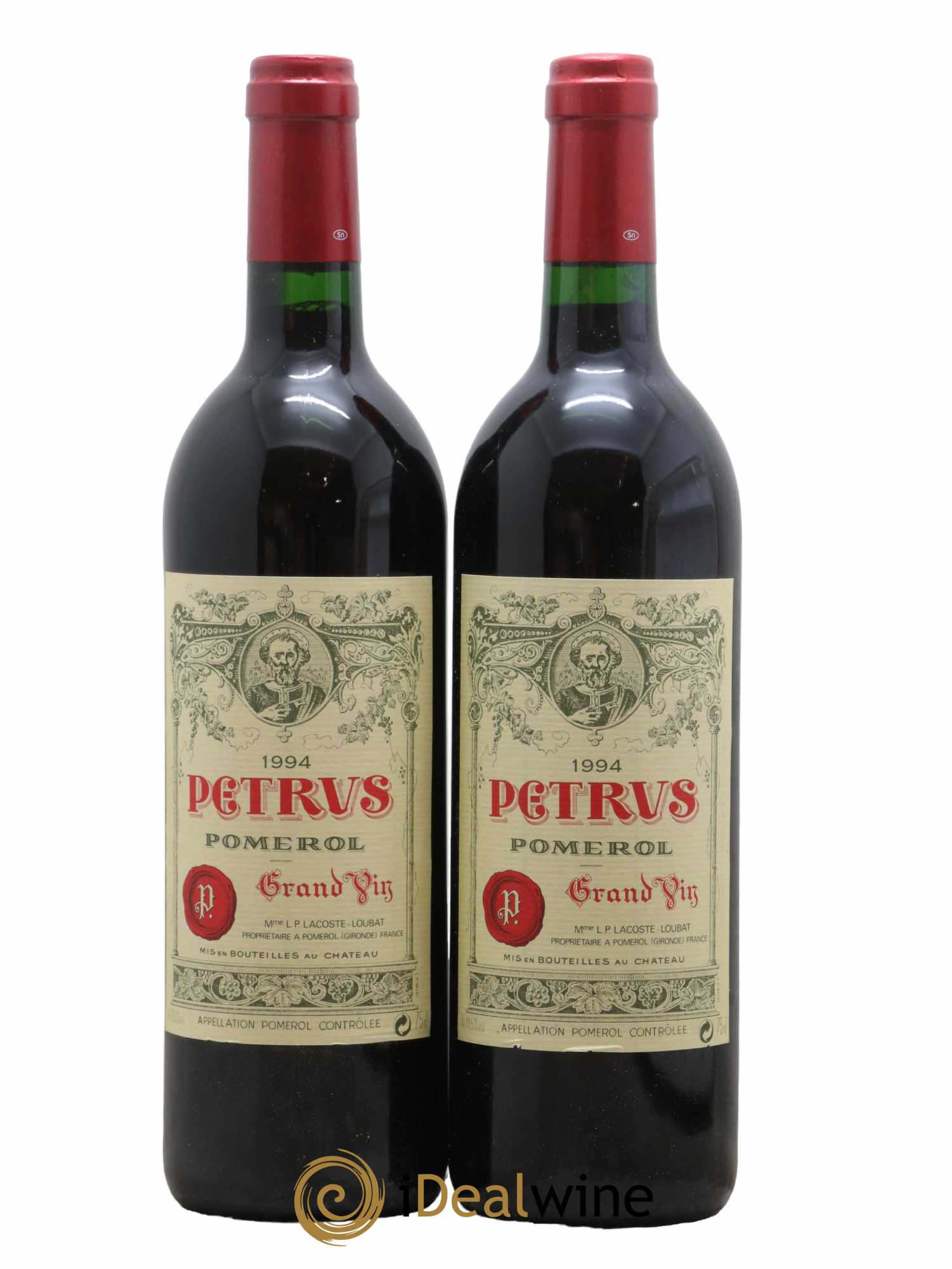 Petrus 1994 - Lot de 2 bouteilles - 0