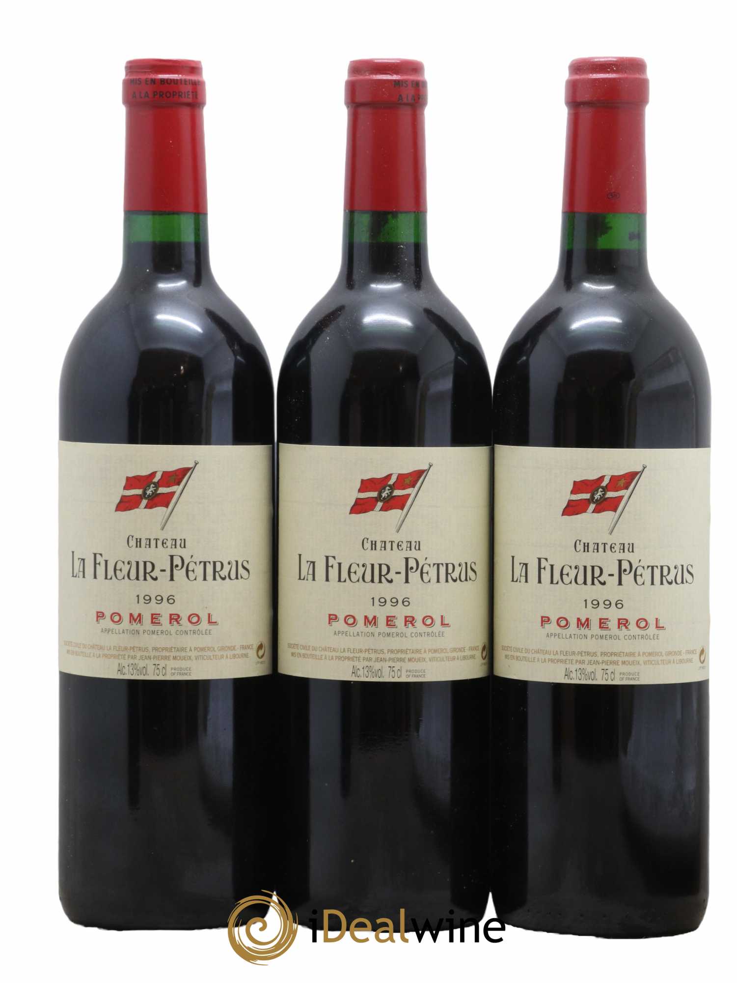 Château la Fleur Petrus 1996 - Lot de 3 bouteilles - 0