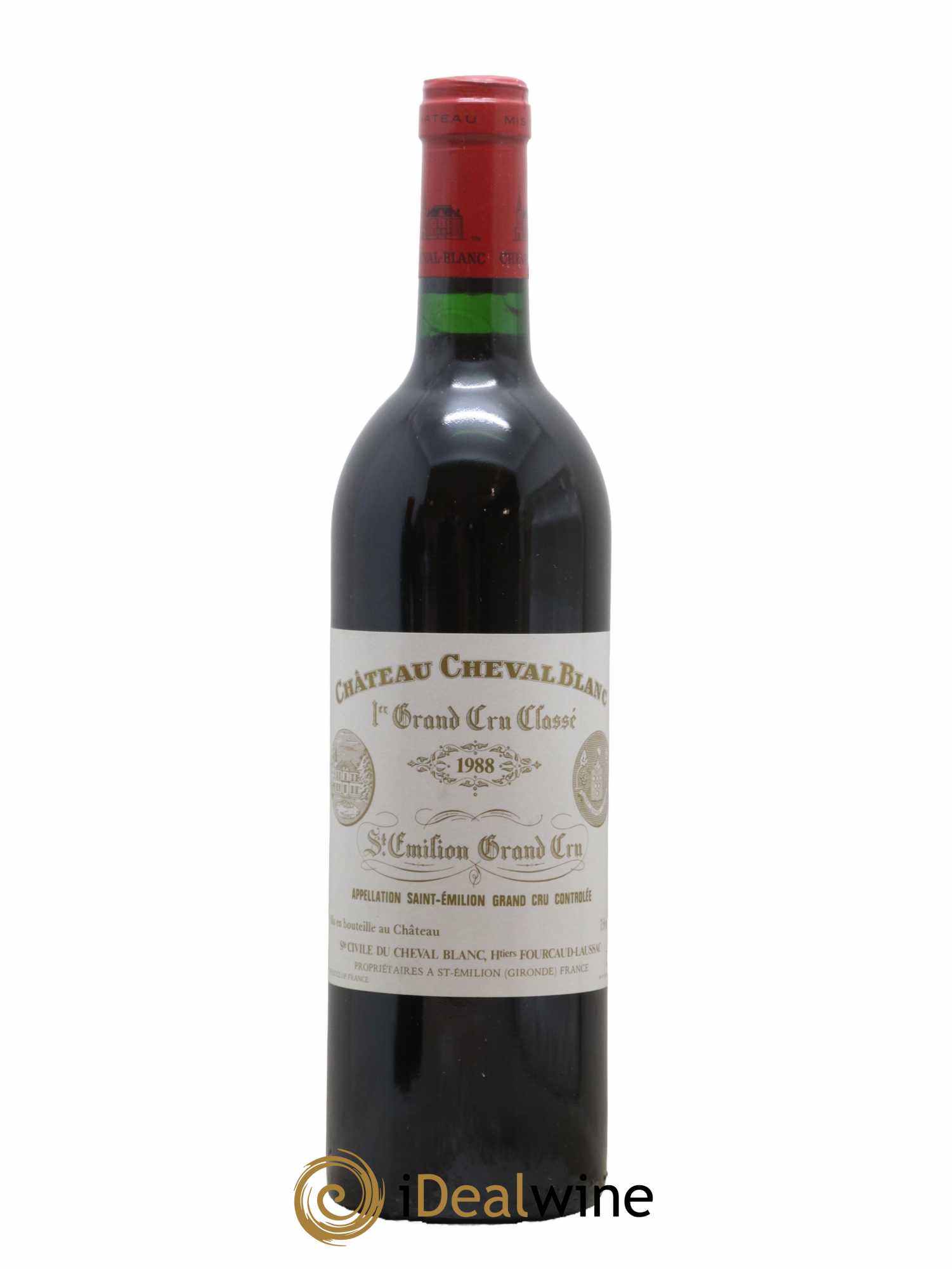 Château Cheval Blanc 1er Grand Cru Classé A 1988 - Lot de 1 bouteille - 0