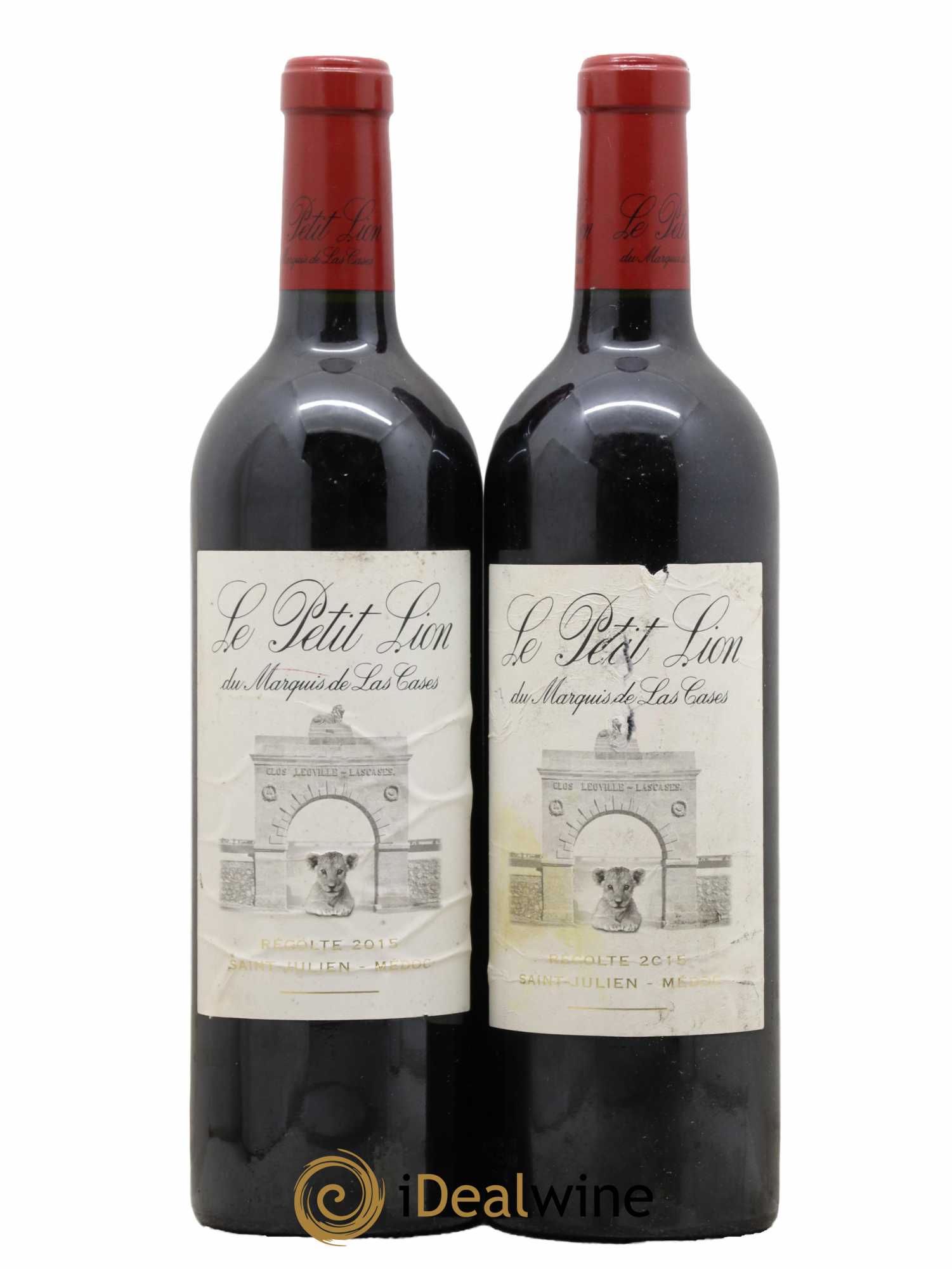 Le Petit Lion du Marquis de Las Cases Second Vin 2015 - Lotto di 2 bottiglie - 0