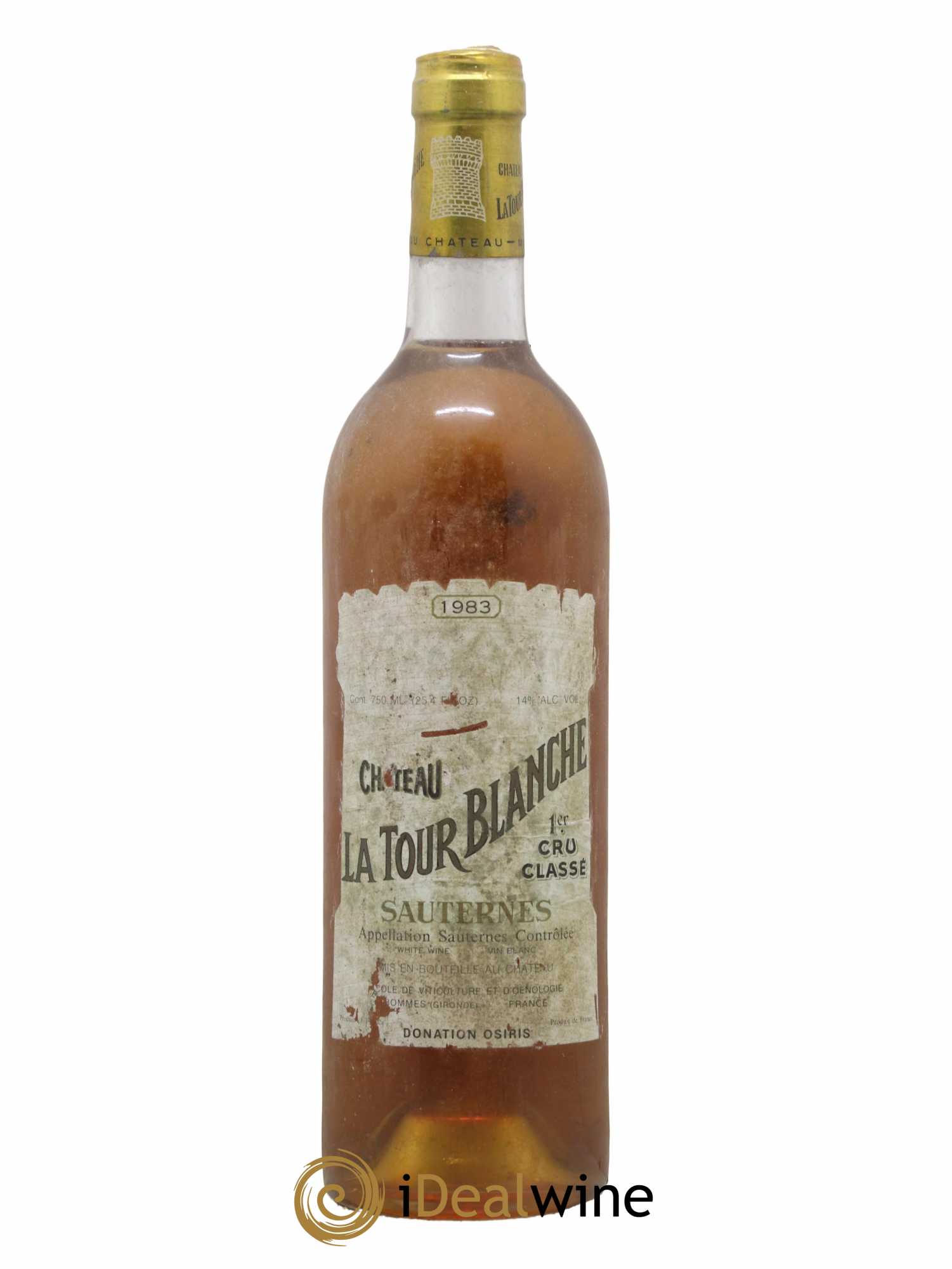 Château la Tour Blanche 1er Grand Cru Classé 1983 - Lotto di 1 bottiglia - 0