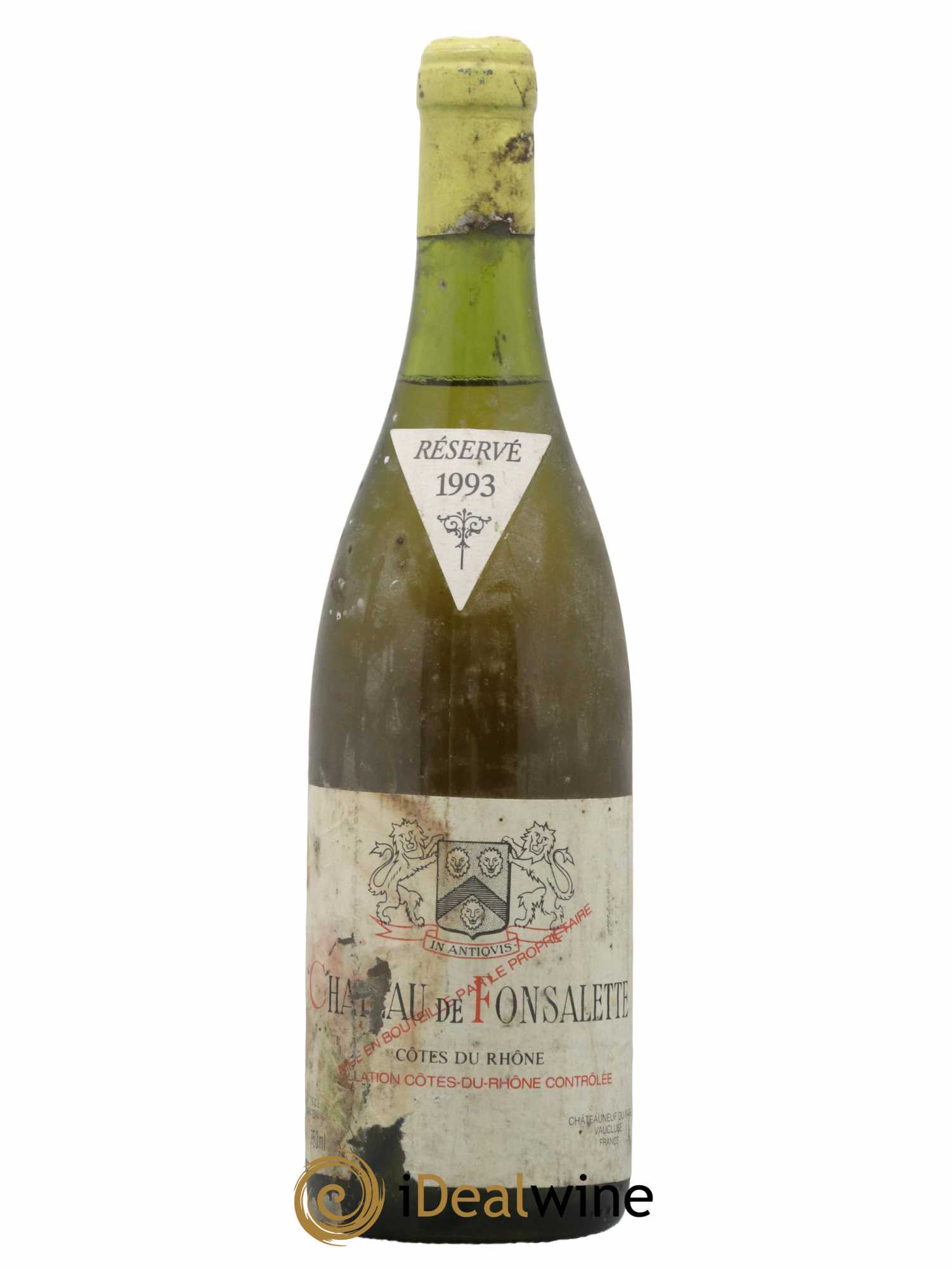Côtes-du-Rhône Château de Fonsalette Emmanuel Reynaud 1993 - Lot de 1 bouteille - 0