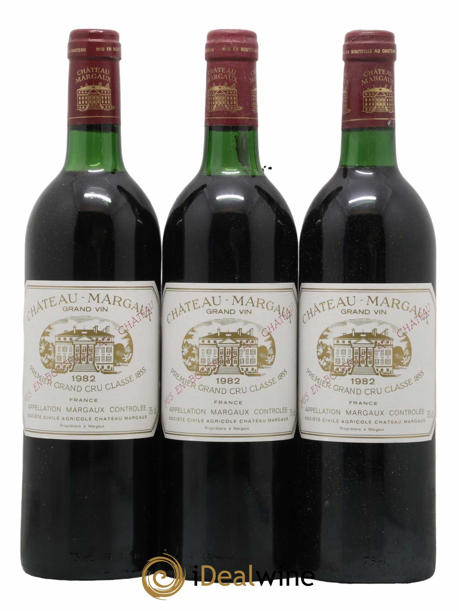 Château Margaux 1er Grand Cru Classé 1982 - Lot de 12 bouteilles - 1