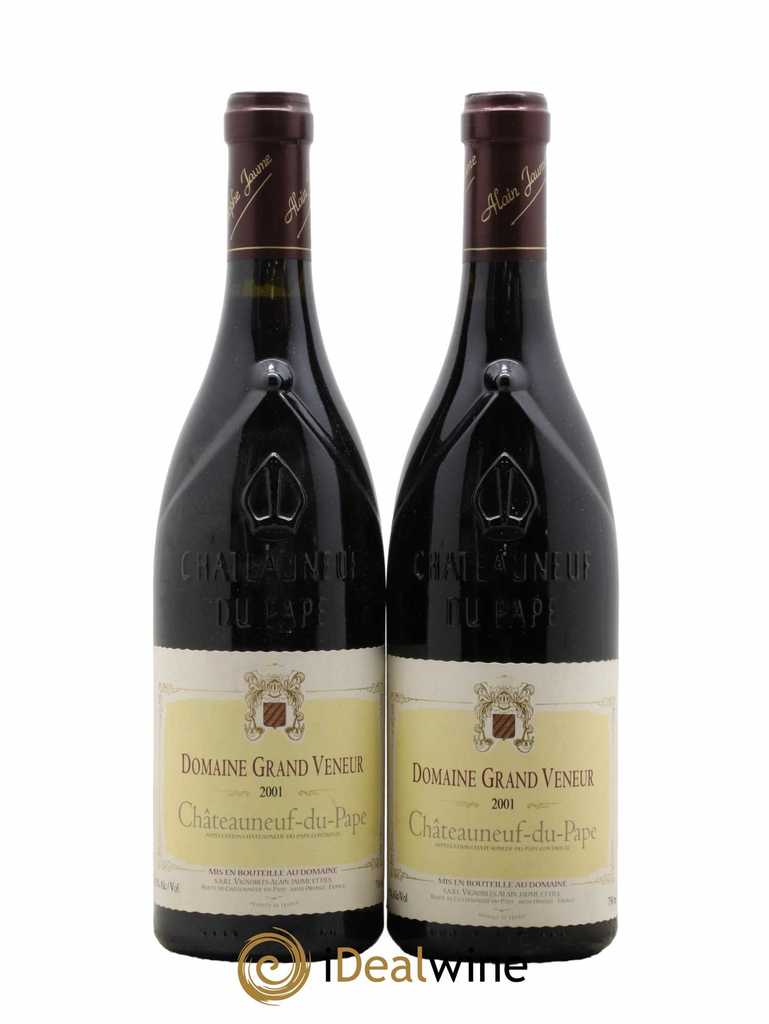 Châteauneuf-du-Pape Domaine Grand Veneur 2001 - Lot de 2 bouteilles - 0