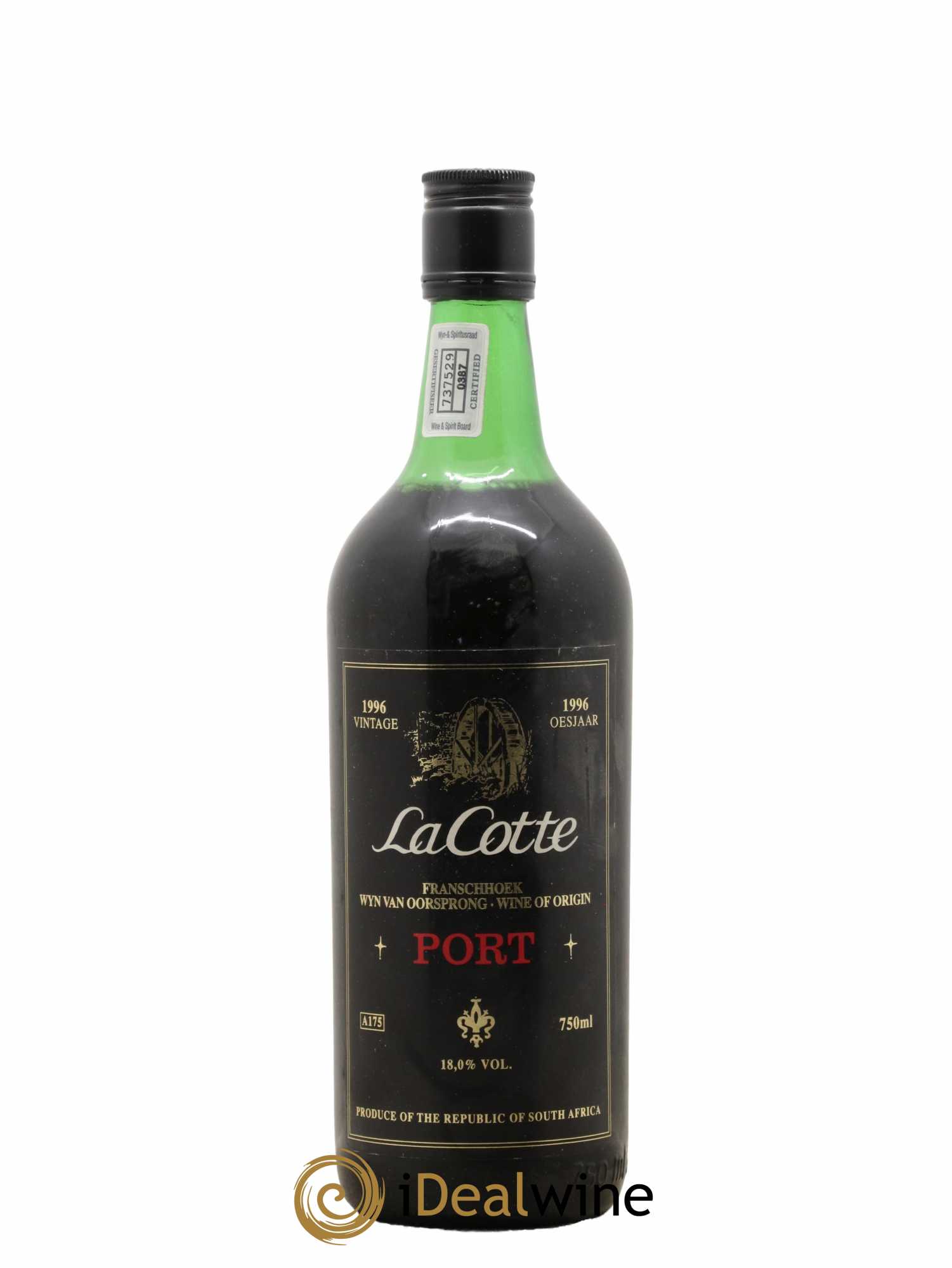 Afrique du Sud Port La Cotte 1996 - Lot de 1 bouteille - 0