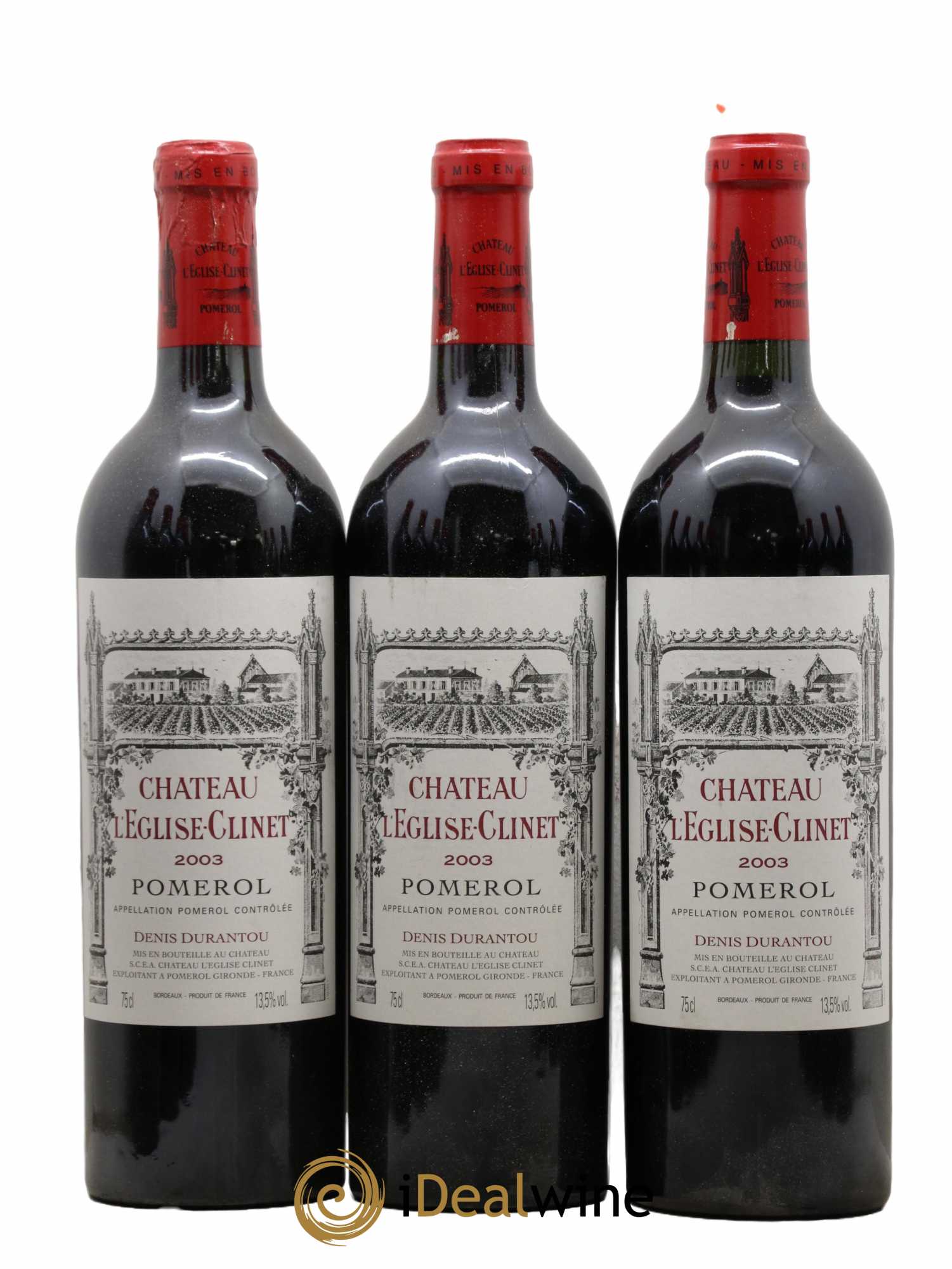 Château l' Église Clinet 2003 - Lot de 12 bouteilles - 1