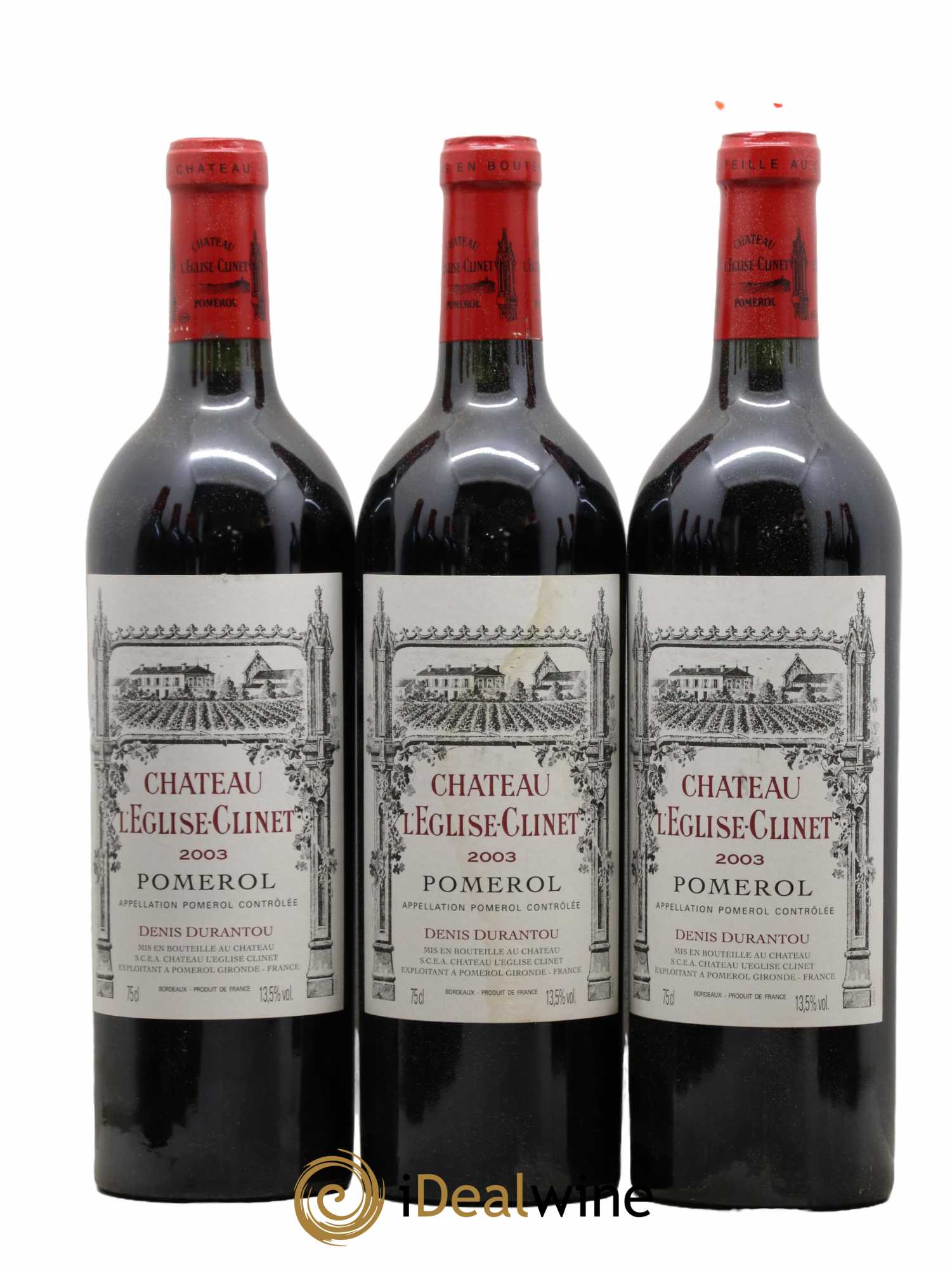 Château l' Église Clinet 2003 - Lot de 12 bouteilles - 2