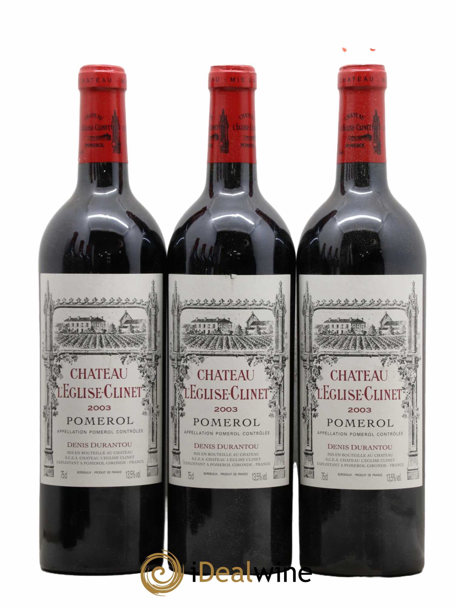 Château l' Église Clinet 2003 - Lot de 12 bouteilles - 3