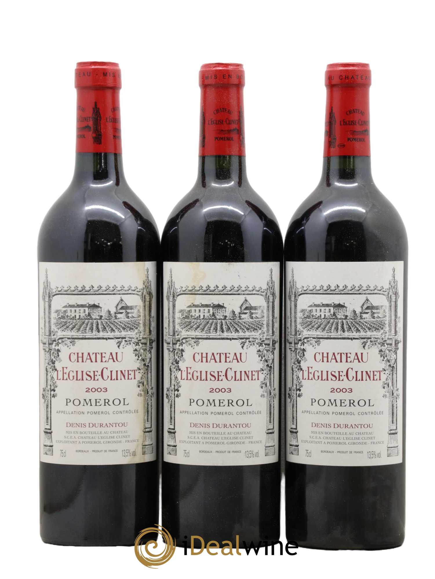 Château l' Église Clinet 2003 - Lot de 12 bouteilles - 4