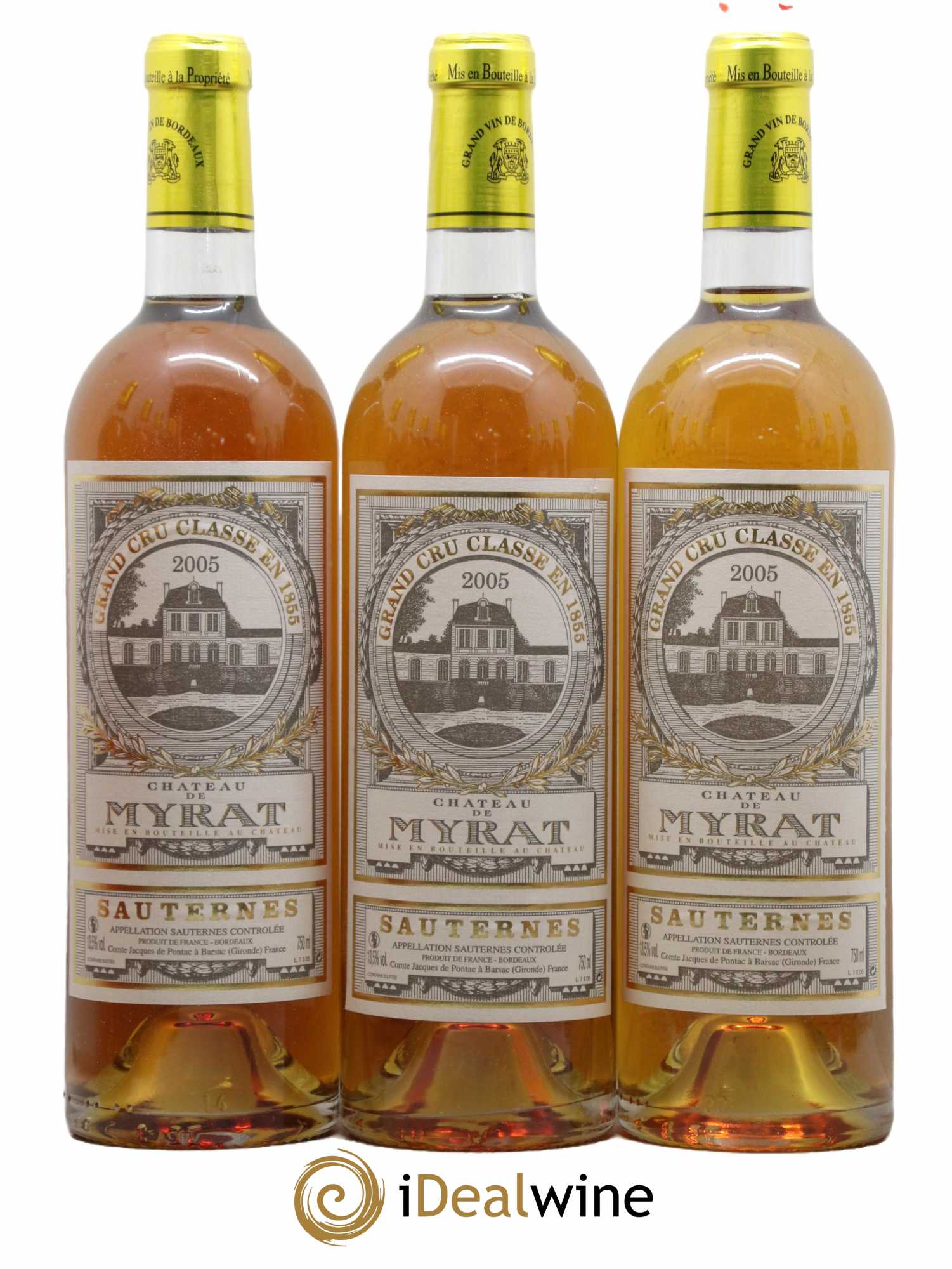 Château de Myrat 2ème Grand Cru Classé 2005 - Lotto di 12 bottiglie - 1
