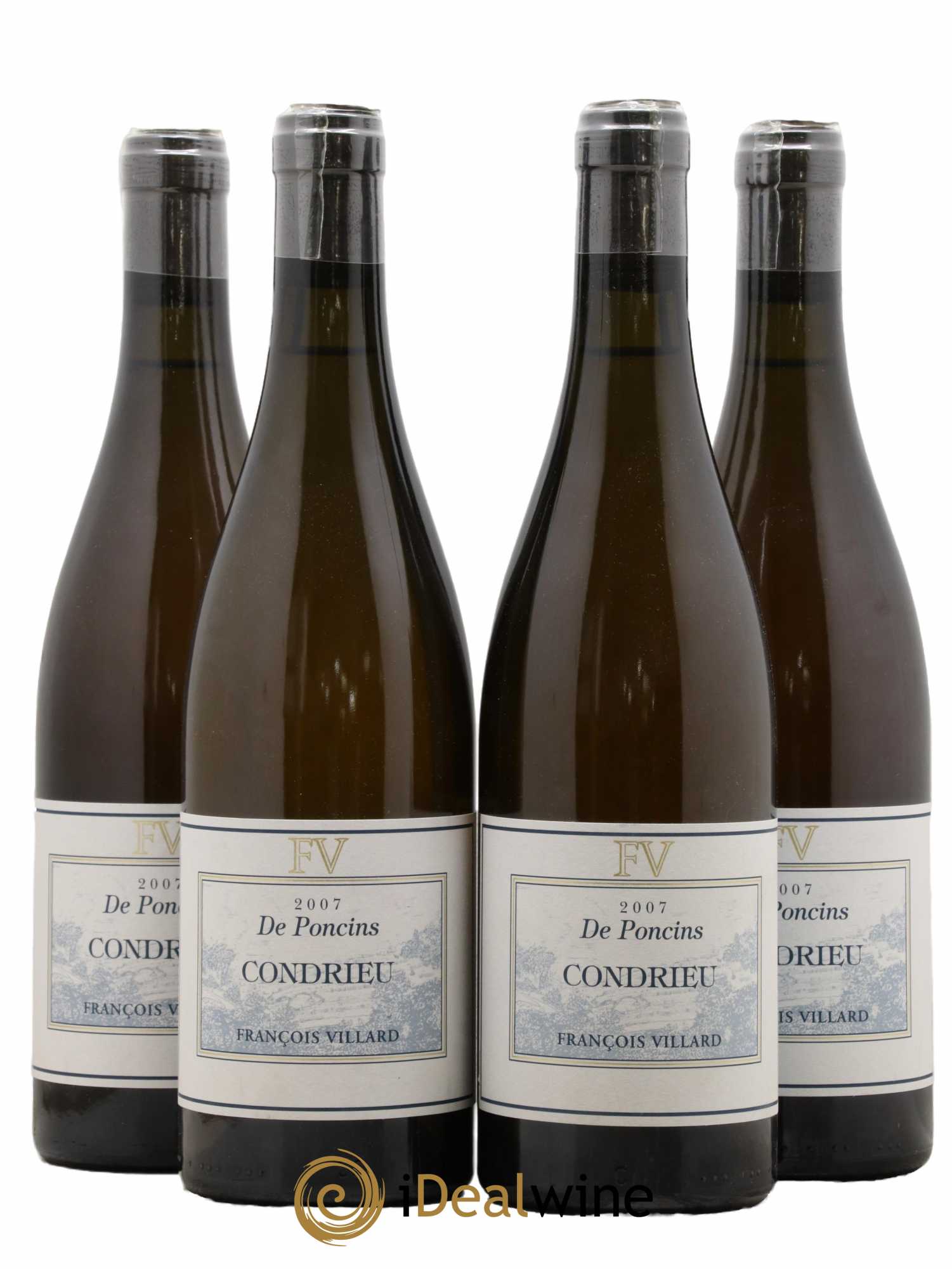 Condrieu Deponcins François Villard 2007 - Lot de 4 bouteilles - 0