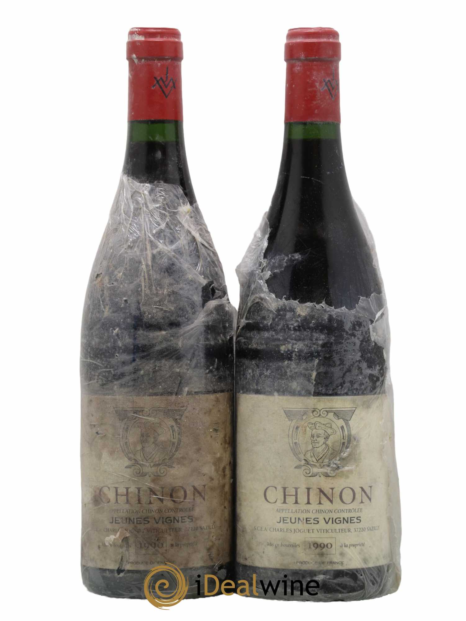 Chinon Jeunes Vignes Domaine Charles Joguet 1990 - Lot de 2 bouteilles - 0