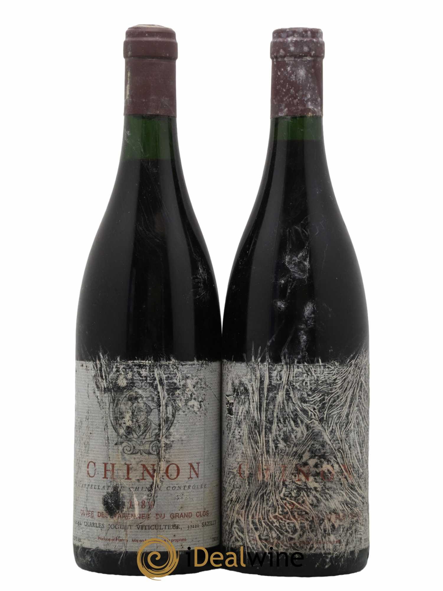 Chinon Les Varennes du Grand Clos Charles Joguet 1989 - Lot de 2 bouteilles - 0