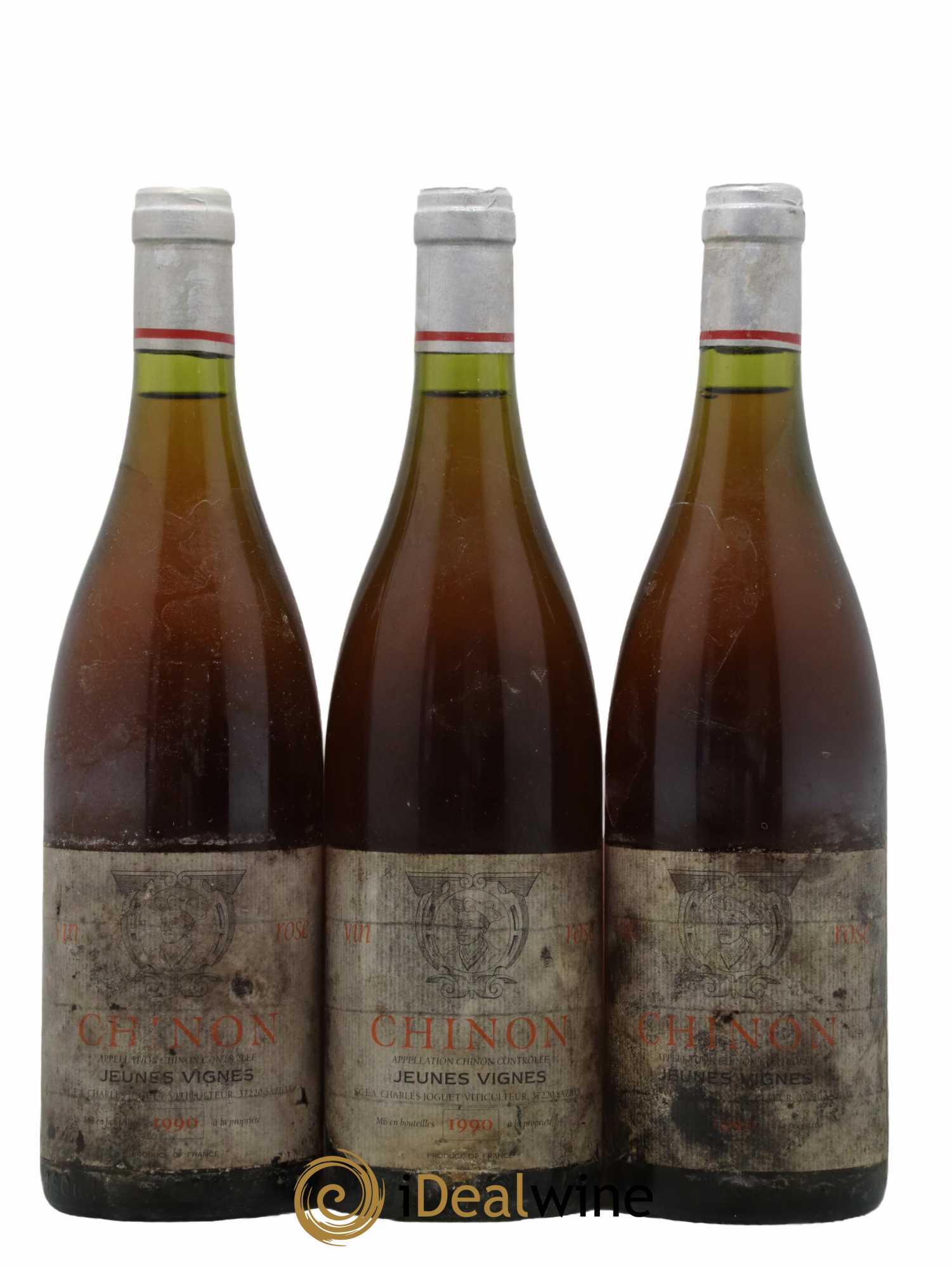 Chinon Jeunes Vignes Domaine Charles Joguet 1990 - Lot de 3 bouteilles - 0
