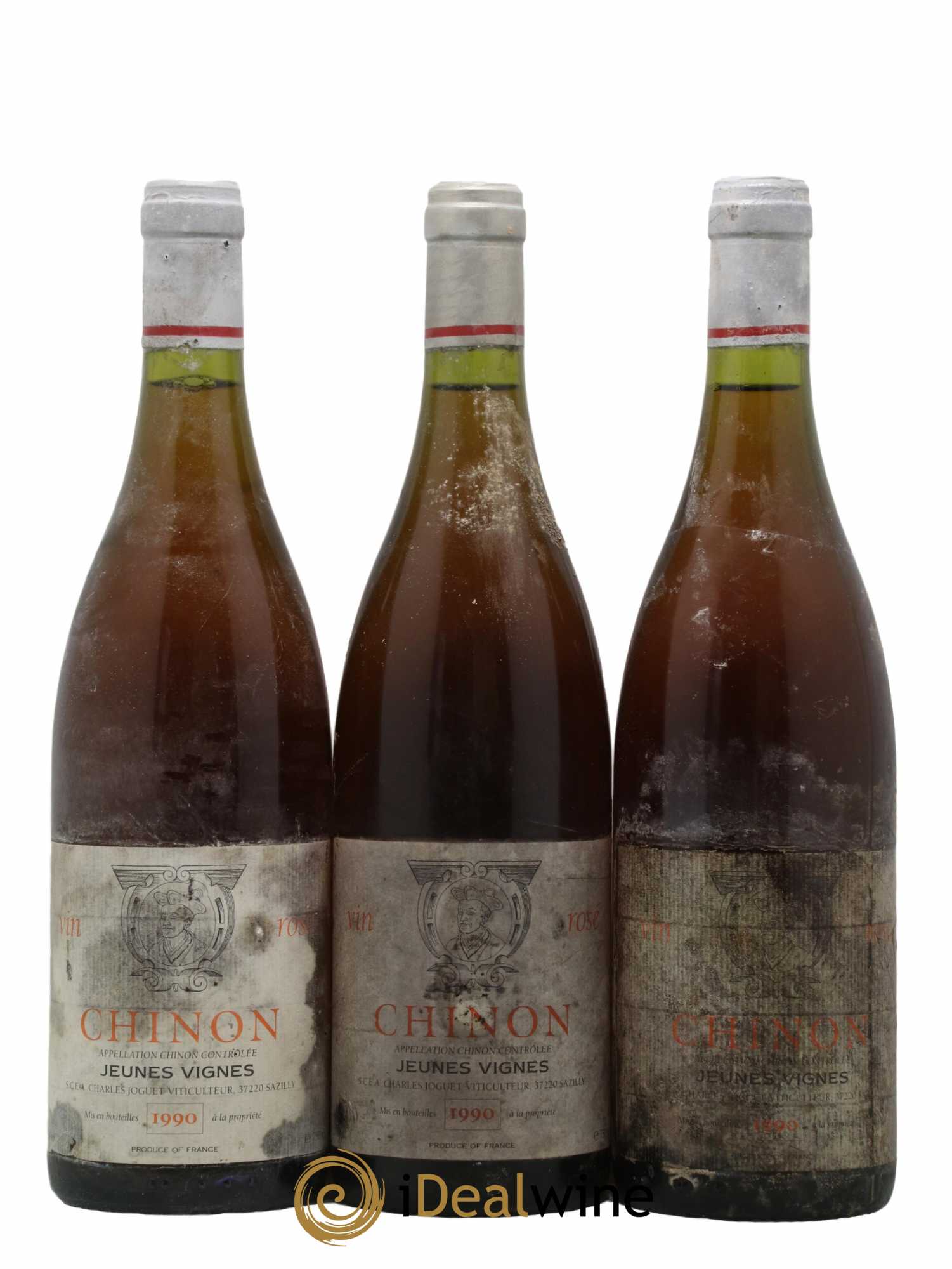 Chinon Jeunes Vignes Domaine Charles Joguet 1990 - Lot de 3 bouteilles - 0