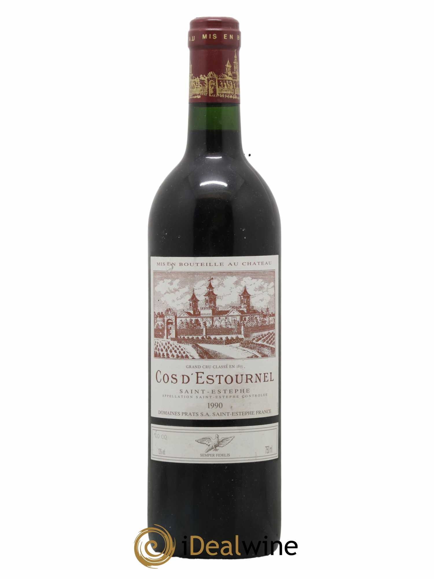 Cos d'Estournel 2ème Grand Cru Classé 1990 - Lot de 1 bouteille - 0