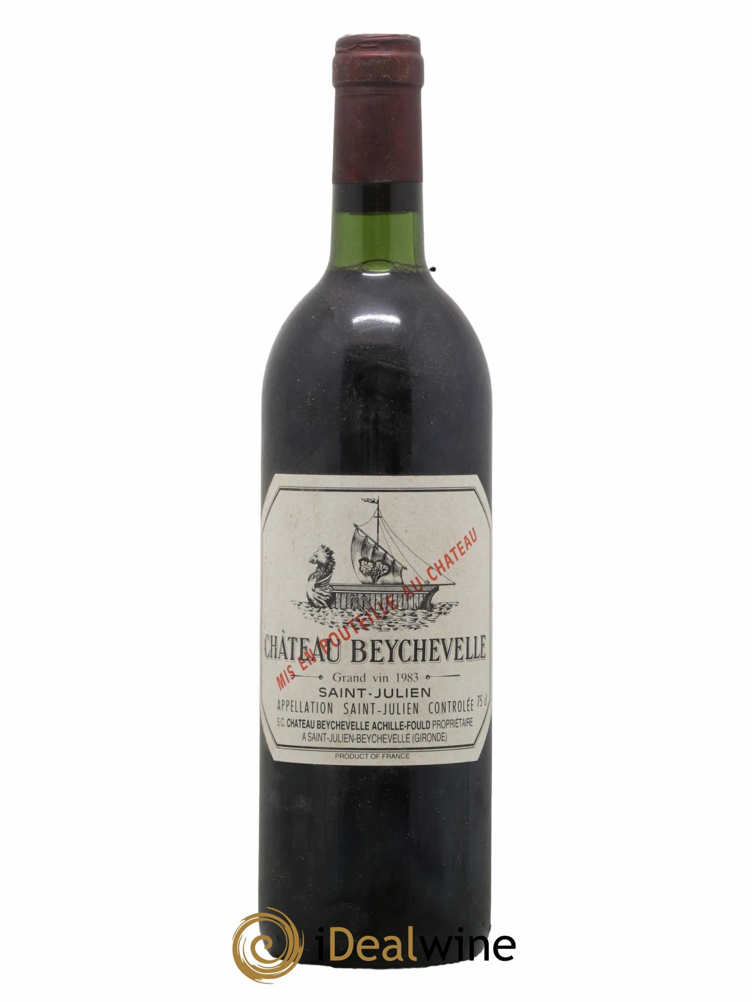 Château Beychevelle 4ème Grand Cru Classé 1983 - Lot de 1 bouteille - 0