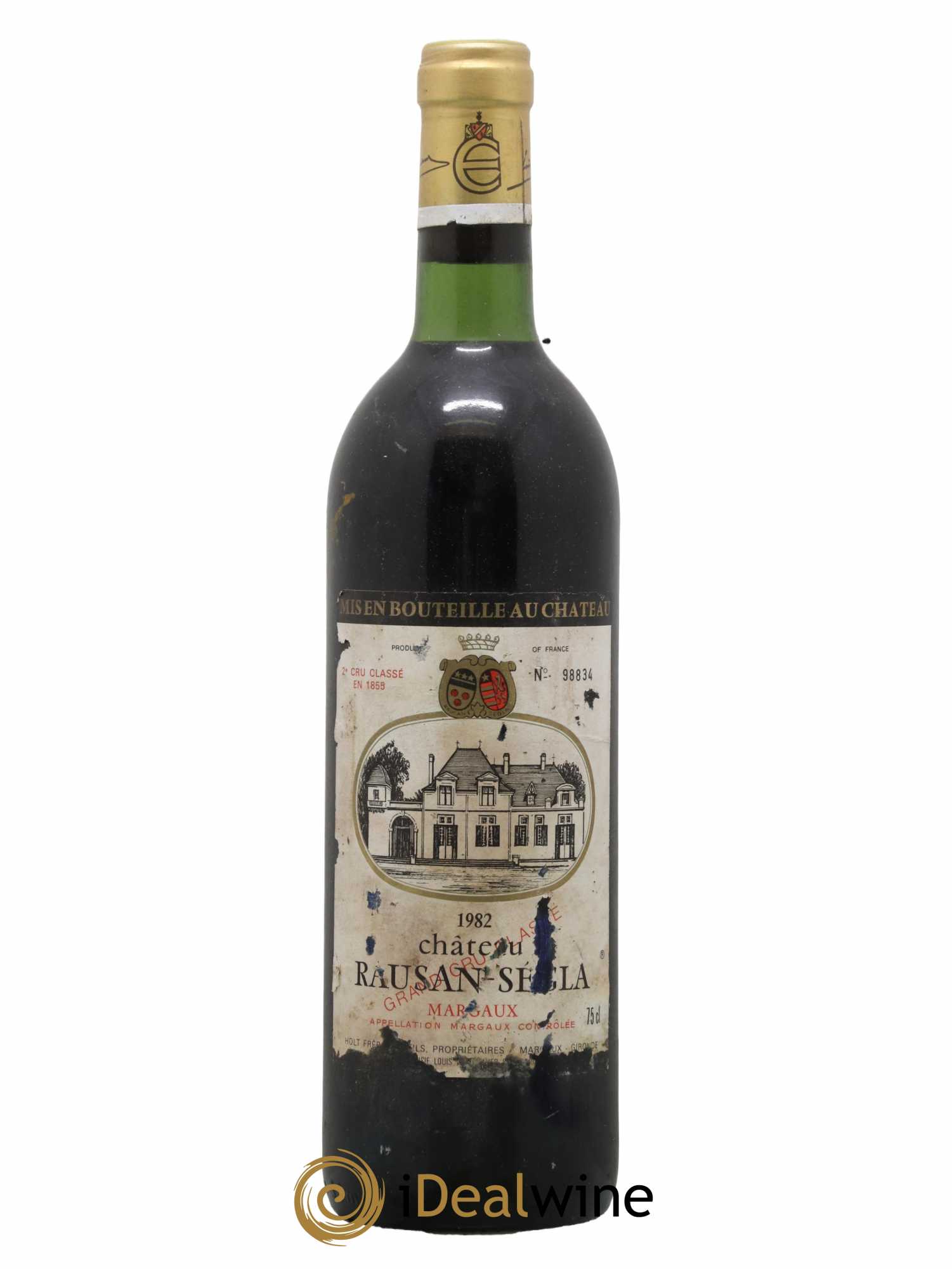 Château Rauzan Ségla Grand Cru Classé 1982 - Lot de 1 bouteille - 0