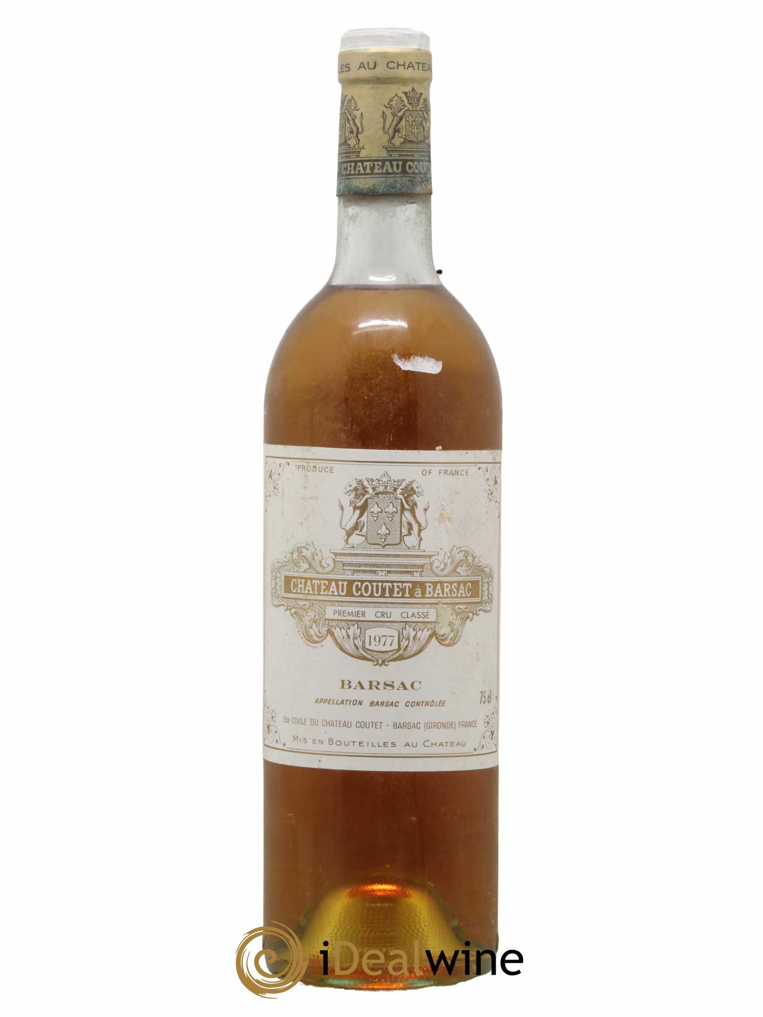 Château Coutet 1er Grand Cru Classé 1977 - Lotto di 1 bottiglia - 0
